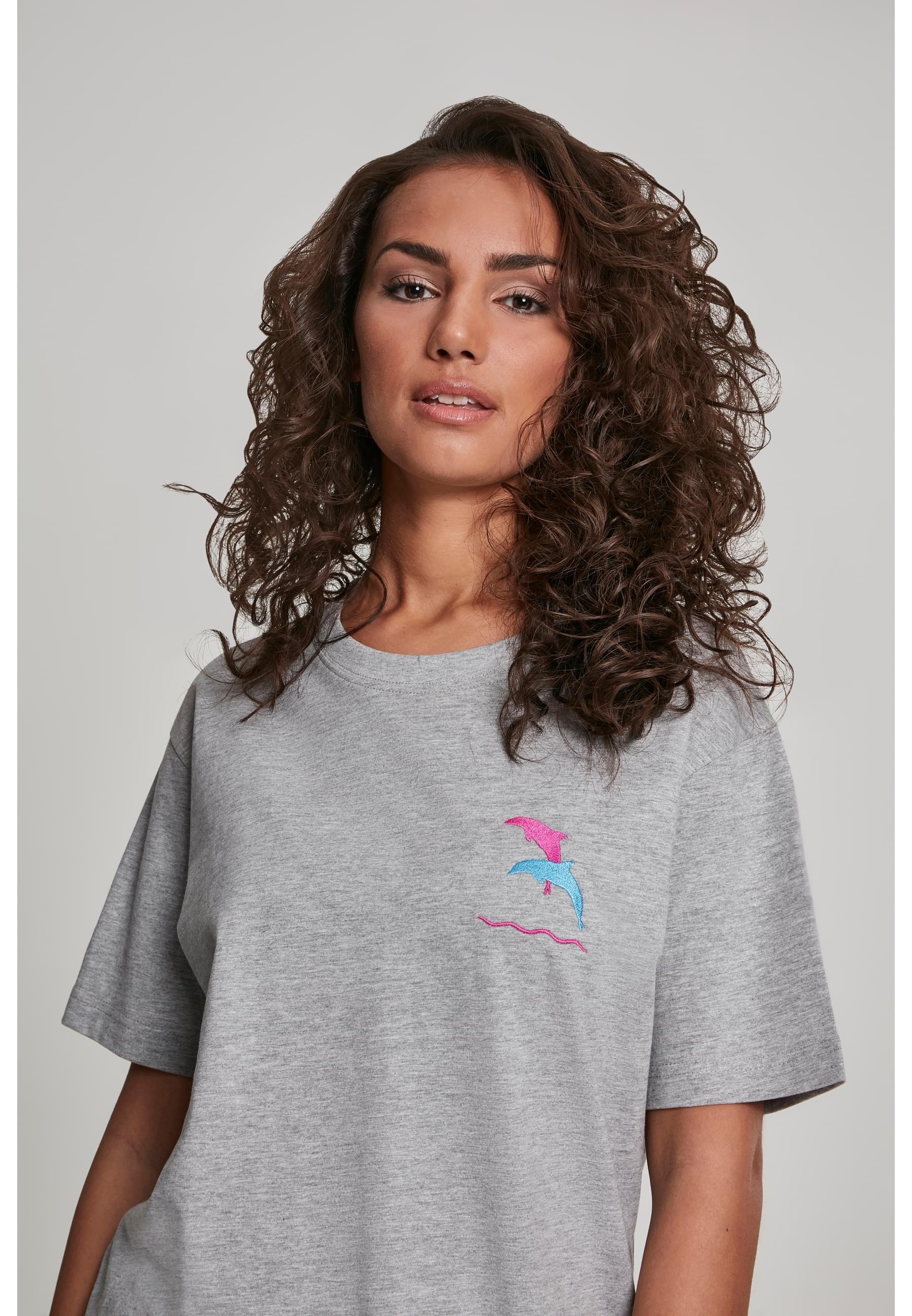 MisterTee T-Shirt »MisterTee Damen Ladies Dolphin Tee«, (1 tlg.)