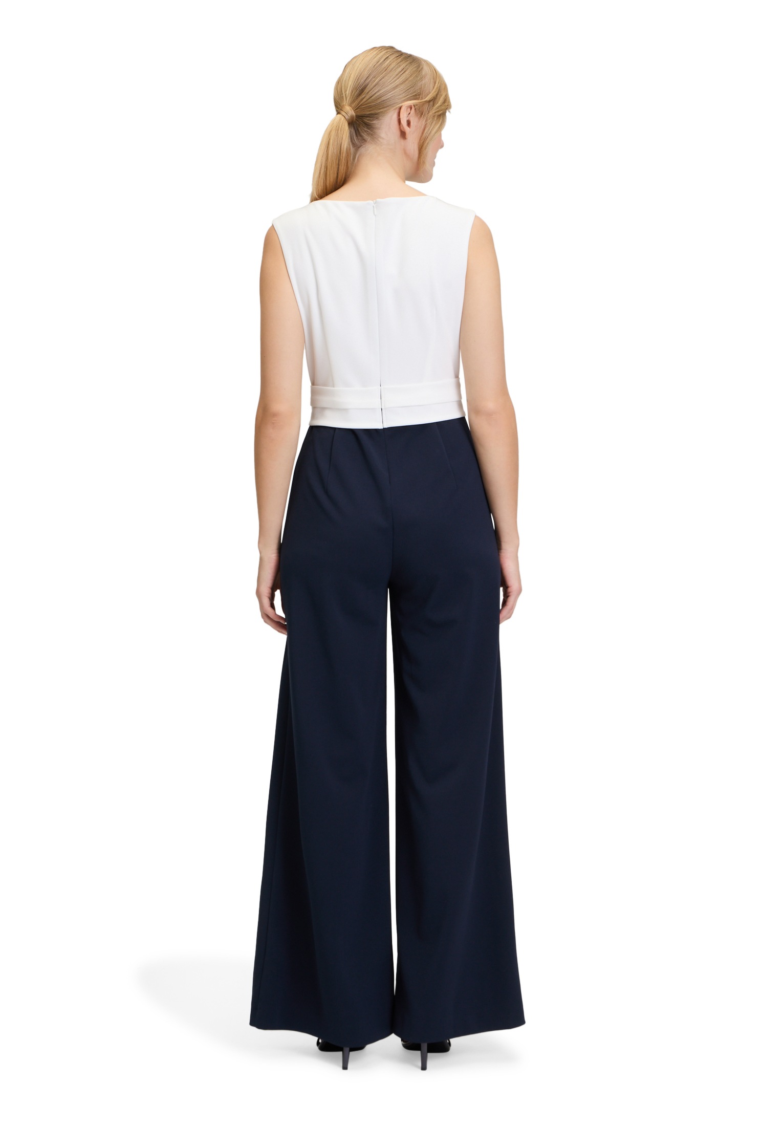 Vera Mont Overall »Vera Mont Jumpsuit mit weitem Bein«, (1 tlg.), Bunddetail