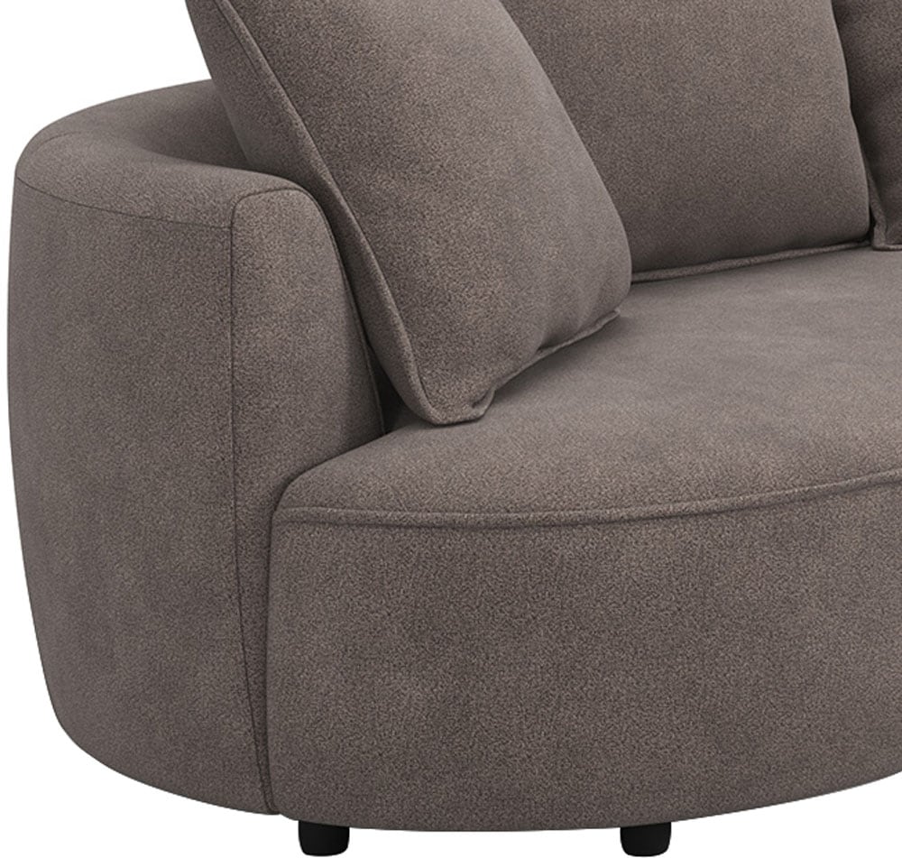OTTO home Loungesofa »Sana, Bigsofa, Megasofa, organische Form, Breite 296 cm« Loungesofa mit Wellenunterfederung