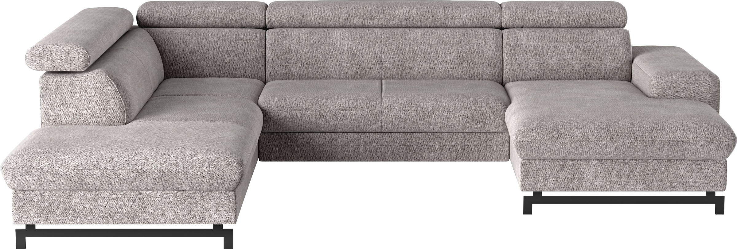 Thumbnail - COTTA Wohnlandschaft "Emma U-Form" mit Kopfteilverstellung, wahlweise mit Bettfunktion & Bettkasten