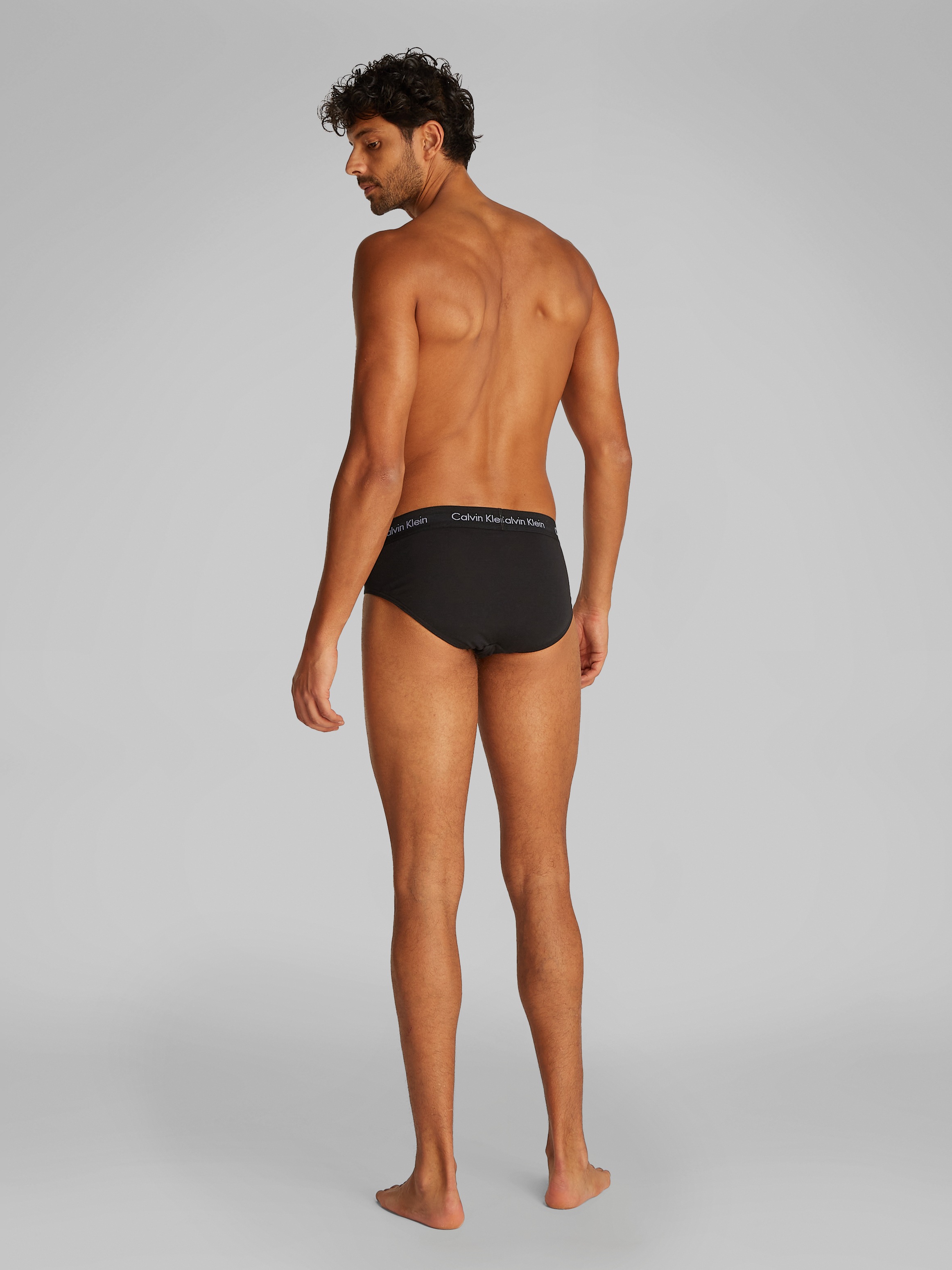 Calvin Klein Underwear Hipster, (3 St.), mit farbigem Webbund