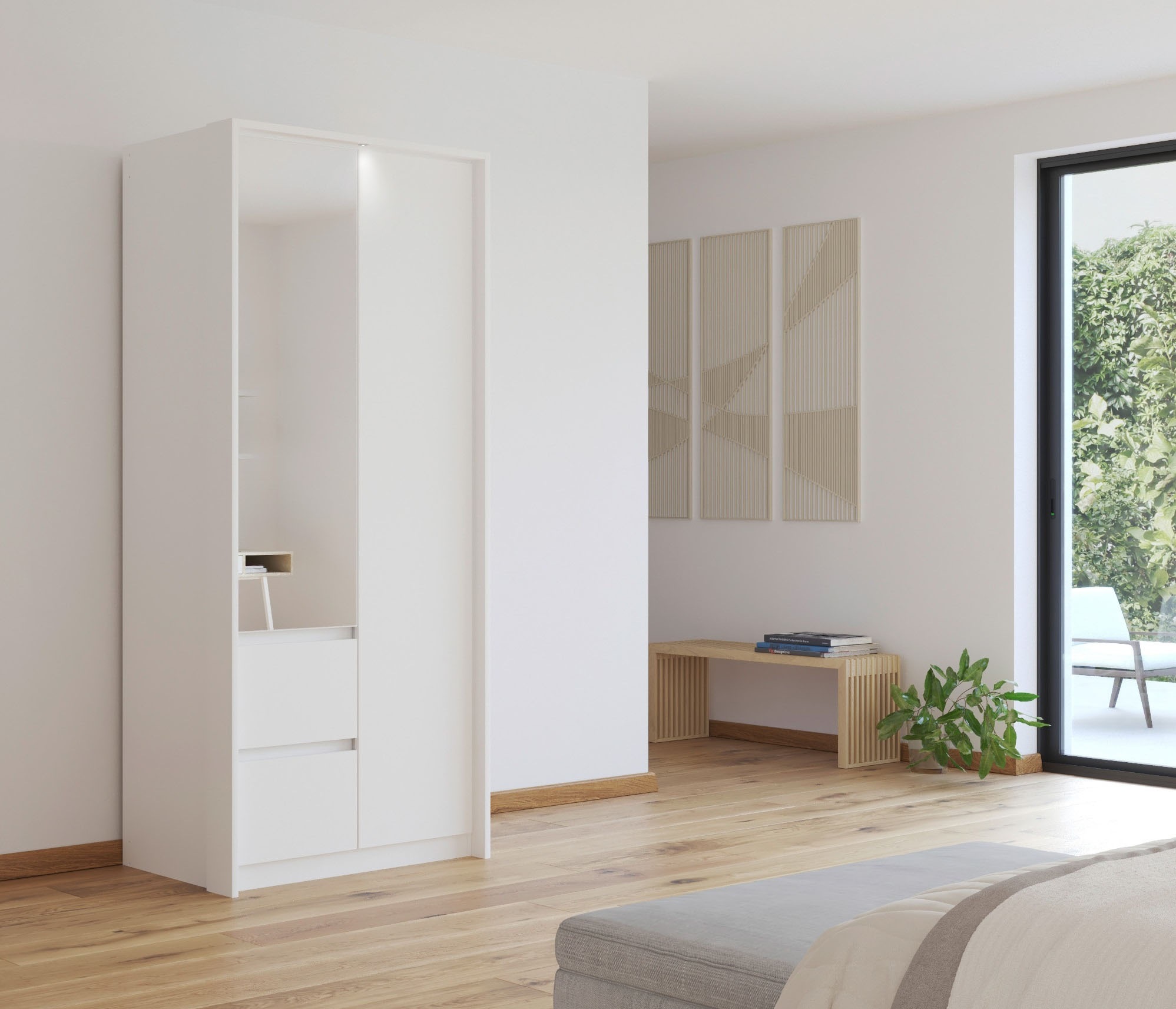 rauch Drehtürenschrank "Mainz mit Spiegel und Passepartout" optional mit Be günstig online kaufen