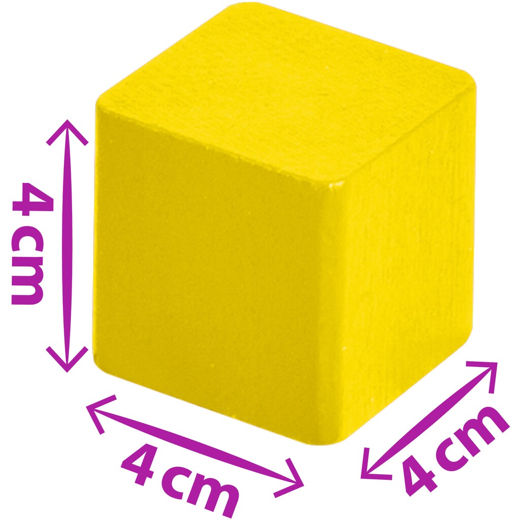 Eichhorn Spielbausteine »Holzspielzeug, Bunt«, (50 St.)