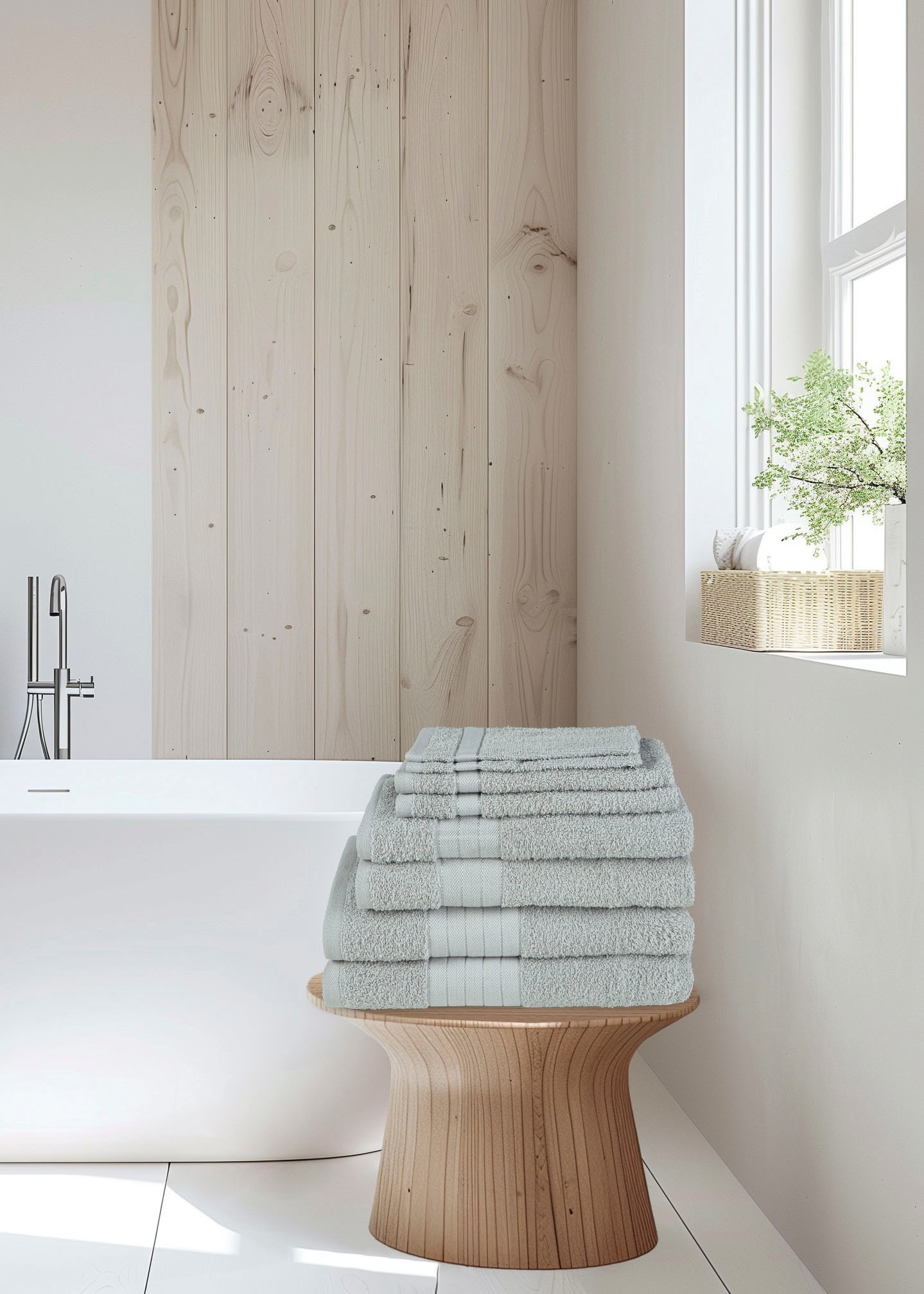 Emotion Handtuch Set "Uni" Baumwolle, Walkfrottee, Bordüre, 500 GSM, Einfar günstig online kaufen