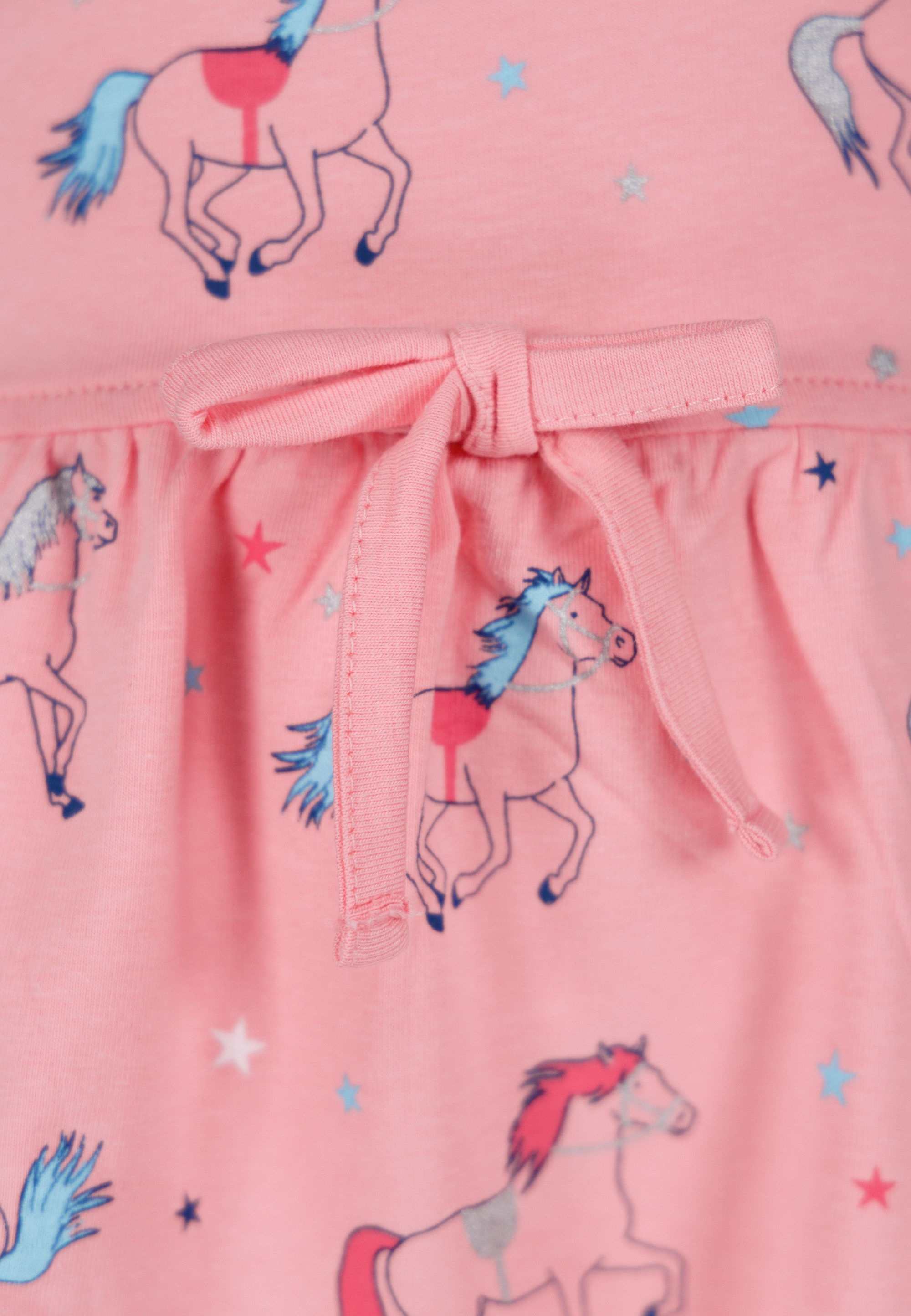 SALT AND PEPPER Jerseykleid »Spring Bloom«, mit allover Pferde Print
