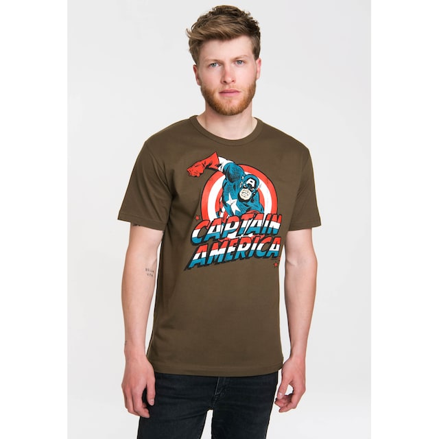LOGOSHIRT T-Shirt »Marvel Comics«, mit lizenzierten Originaldesign ▷ kaufen  | BAUR