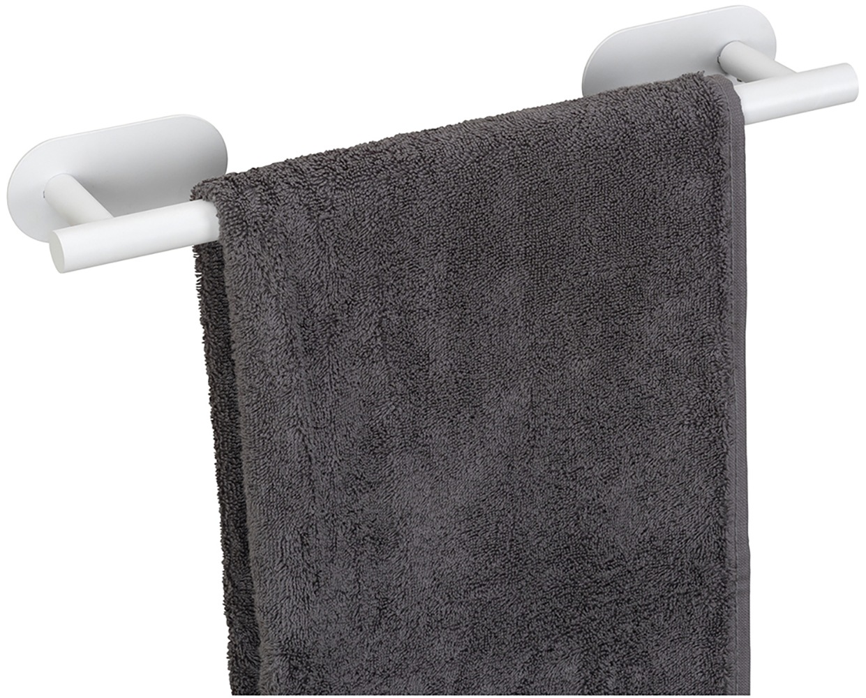 WENKO Handtuchstange »Turbo-Loc® Modell Uno Orea«, aus Edelstahl, Befestigen ohne Bohren, 40 cm