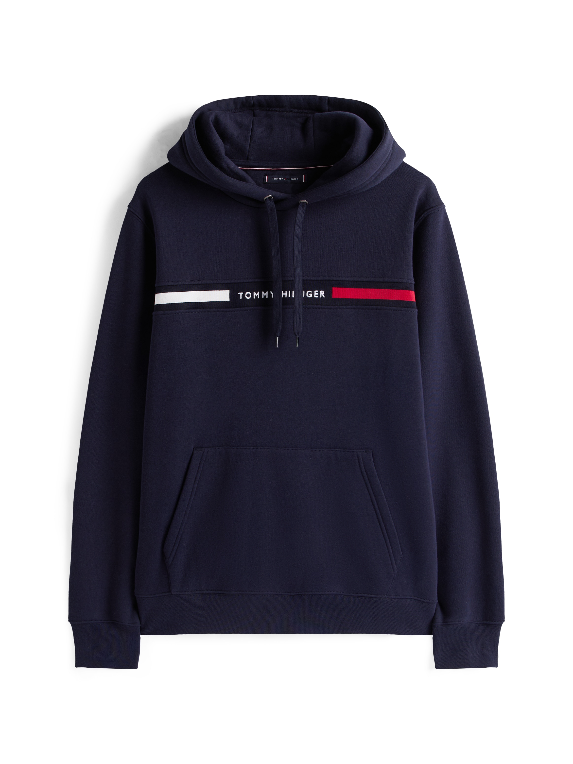 Tommy Hilfiger Kapuzensweatshirt »HILFIGER CHEST INSERT HOODY«, mit Kapuze, Kängurutasche, Logoschriftzug
