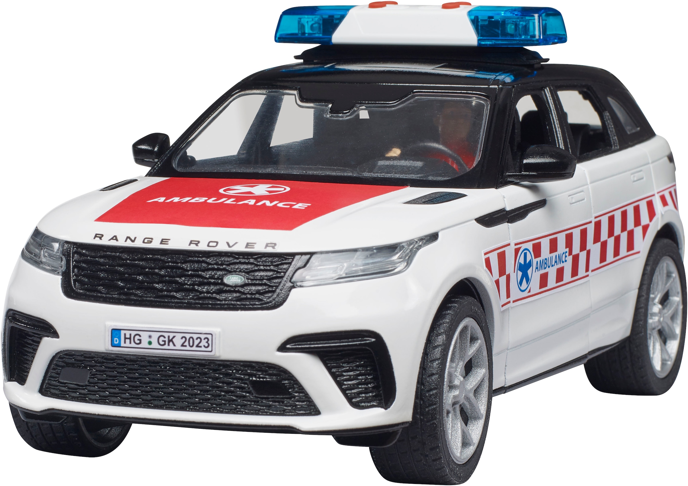 Bruder® Spielzeug-Auto »Range Rover Velars Notarzt 1:16 mit Notarztfigur (02885)«, Mit Licht und Sound; Made in Europe