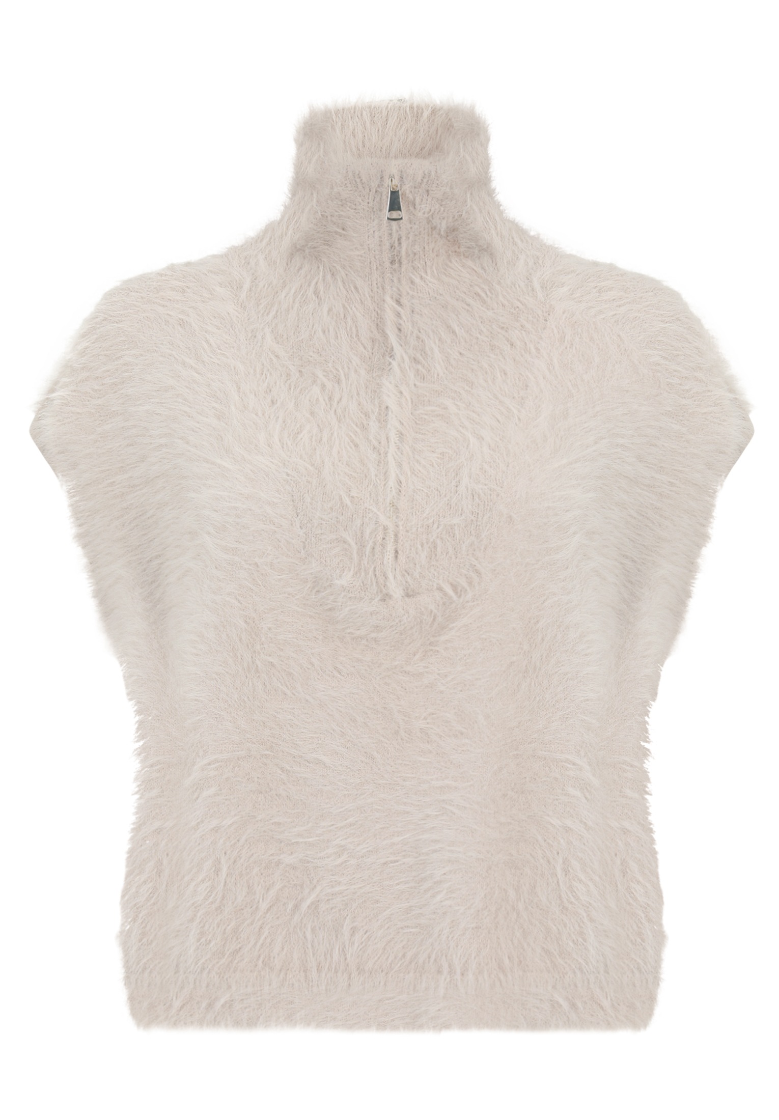 Cartoon Stricktop "Damen mit Reißverschluss" günstig online kaufen