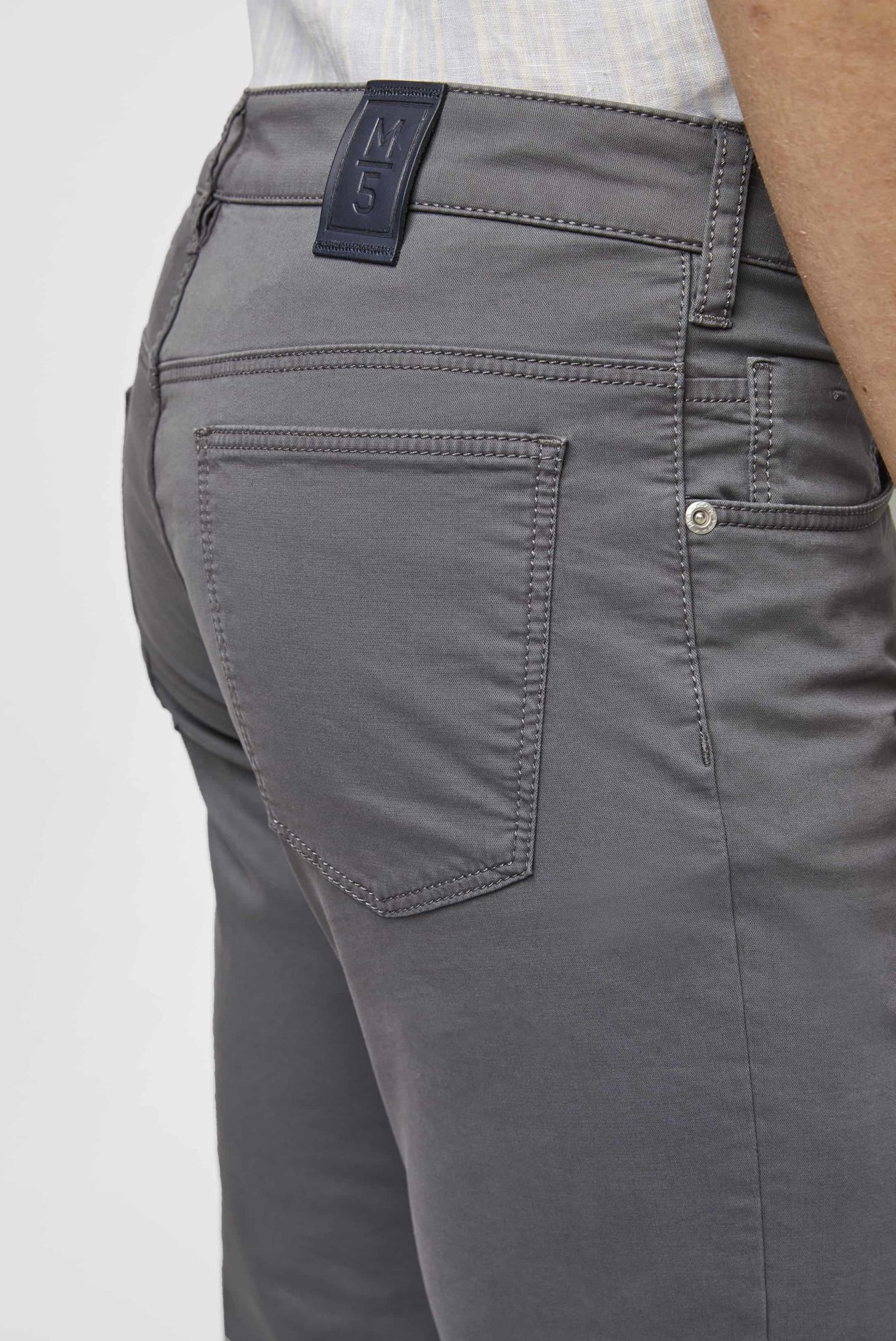 MEYER Stoffhose »M5 Slim«, Five-Pocket