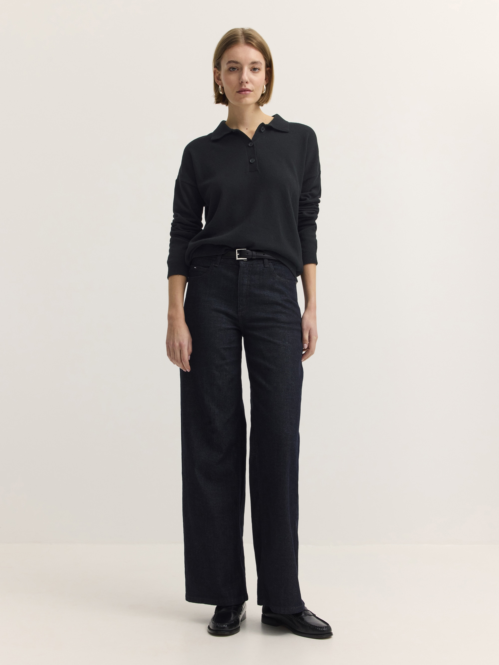 bugatti Rundhalspullover »Regular Fit« Regular Fit Kaschmir-Mix Polokragen
