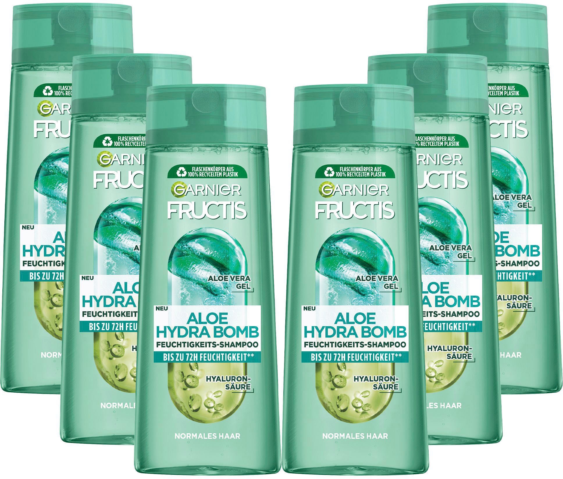Shampoo«, BAUR 6 | GARNIER Bomb Fructis tlg.) Hydra »Garnier Aloe (Set, Haarshampoo