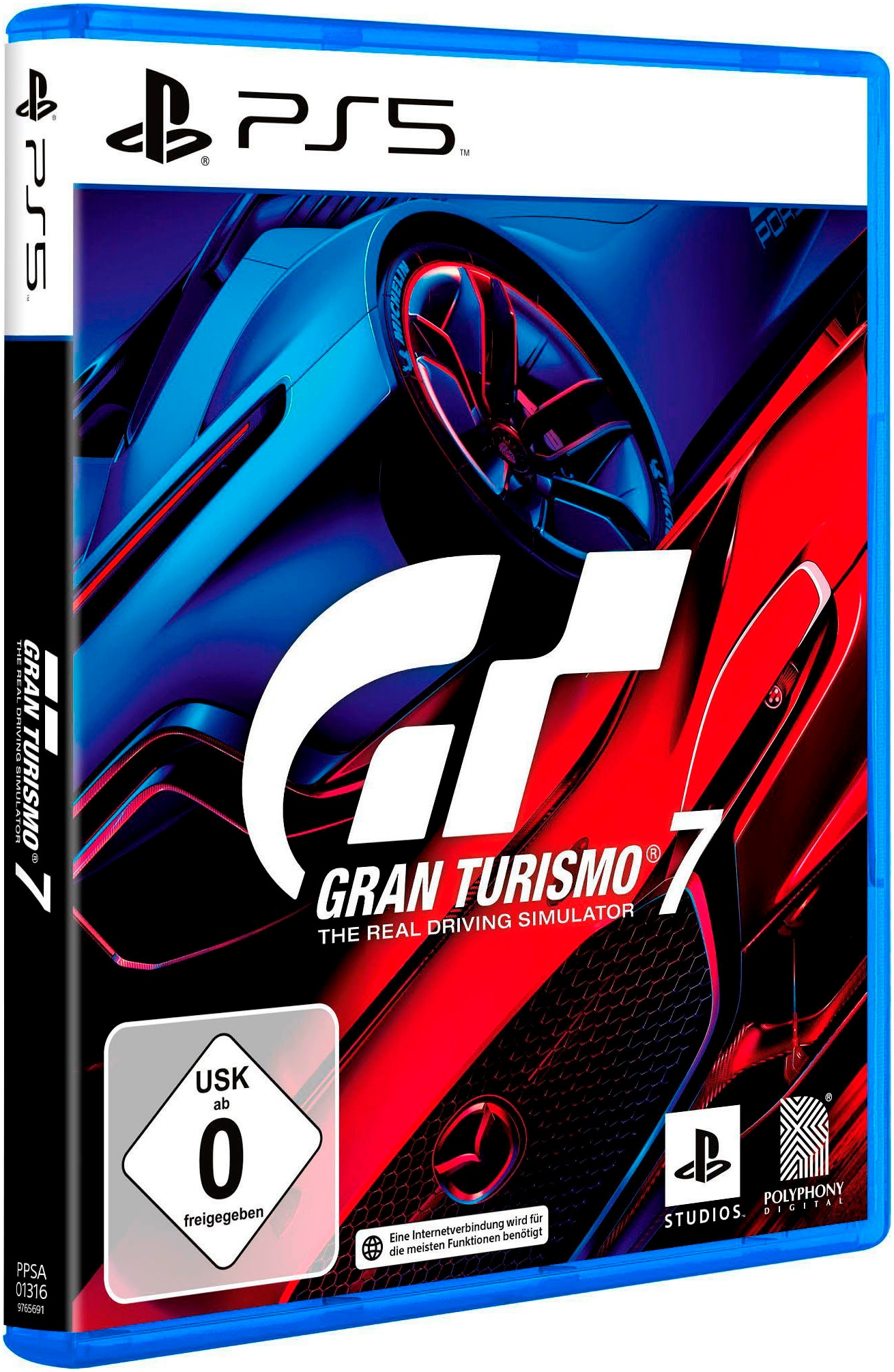 PlayStation 5 Konsolen-Set »PS5 (Slim) Fortnite Cobalt Star + Gran Turismo 7«