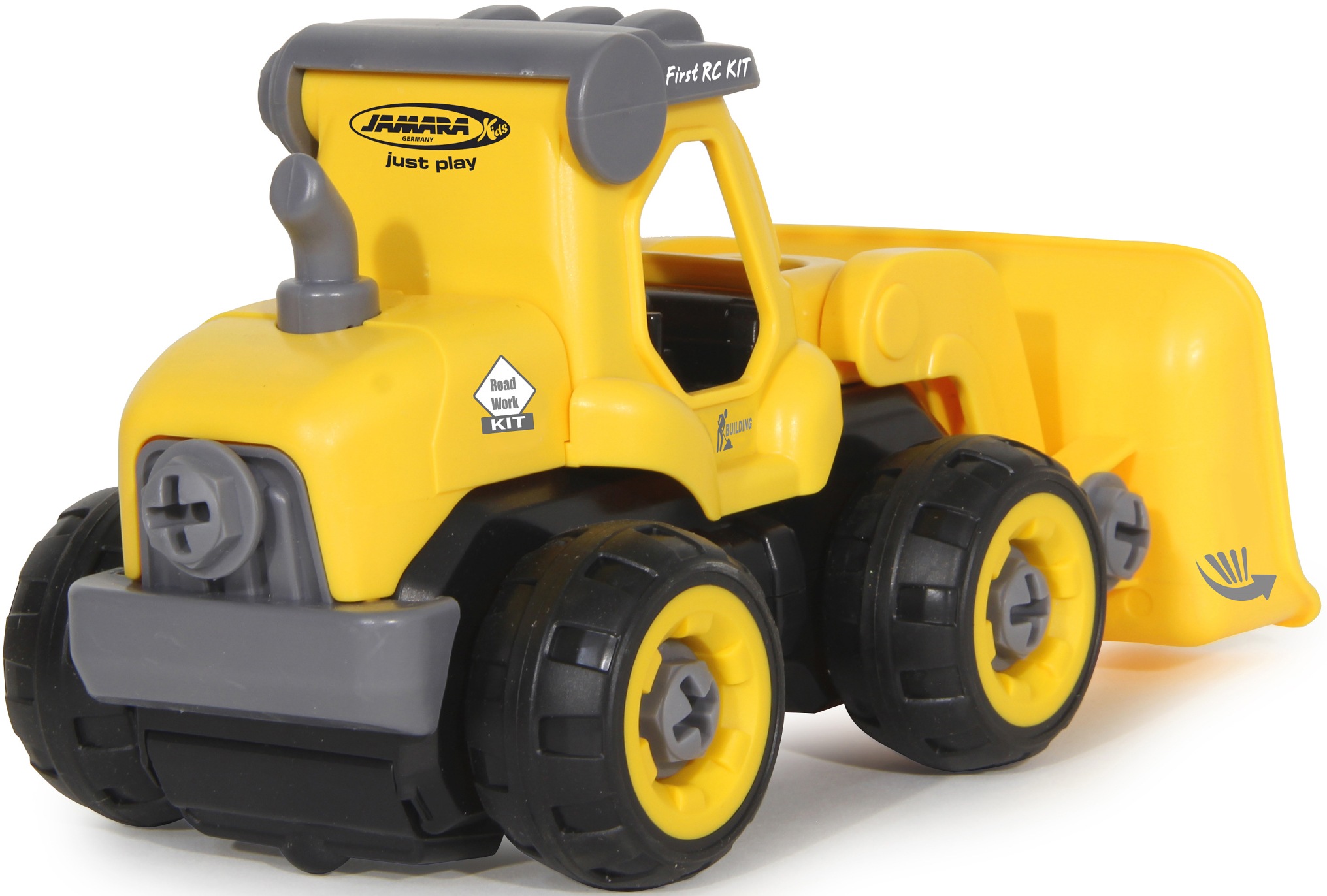 Jamara RC-Bagger »First RC - Radlader«, (27 tlg.), mit Akkuschrauber