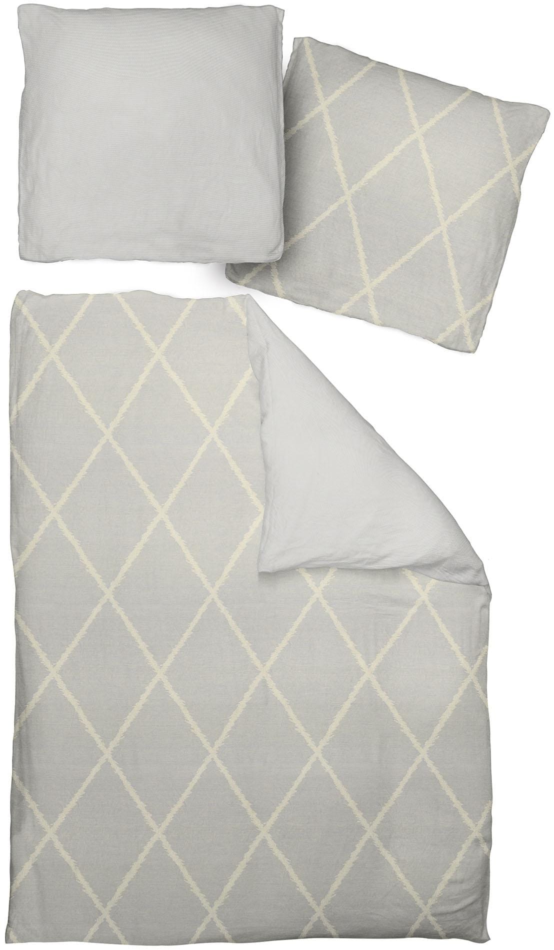 Adam Bettwäsche "Casket Valdelana light" 2 Stk. tlg. aus 100 % Bio-Baumwoll günstig online kaufen