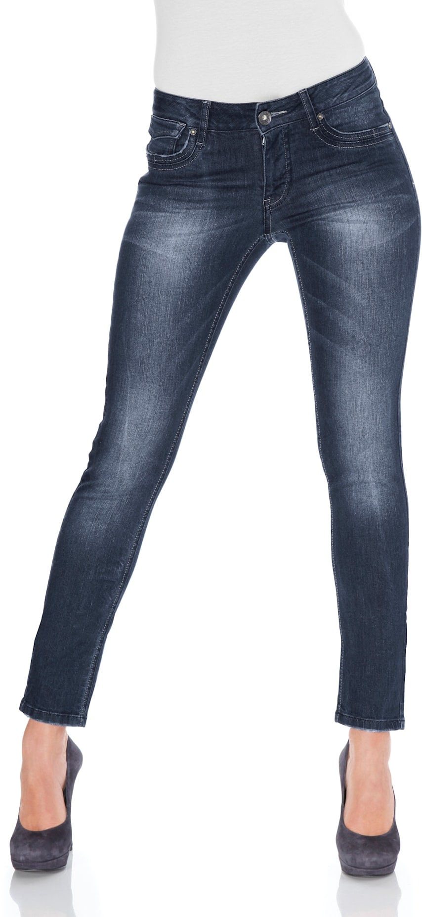 LINEA TESINI by heine Röhrenjeans, (1 tlg.)