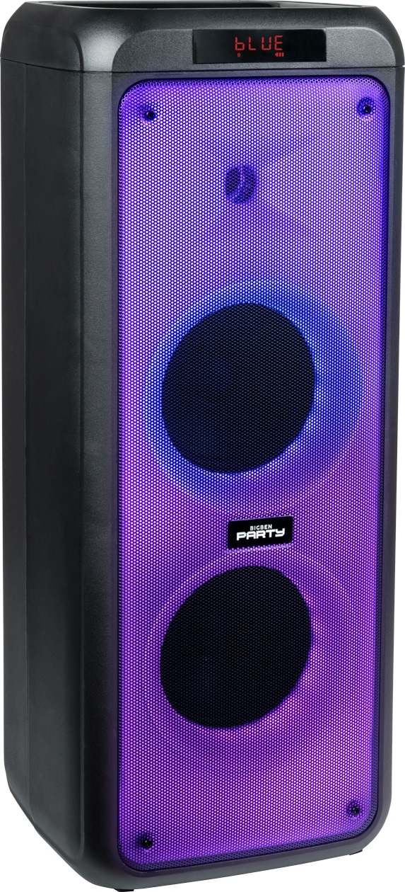 BigBen Party-Lautsprecher »PARTY Box mit | RGB-Beleuchtung, mit Fernbedienung, BAUR inkl. 2 Mikrofone XL AU387223«, kabellos