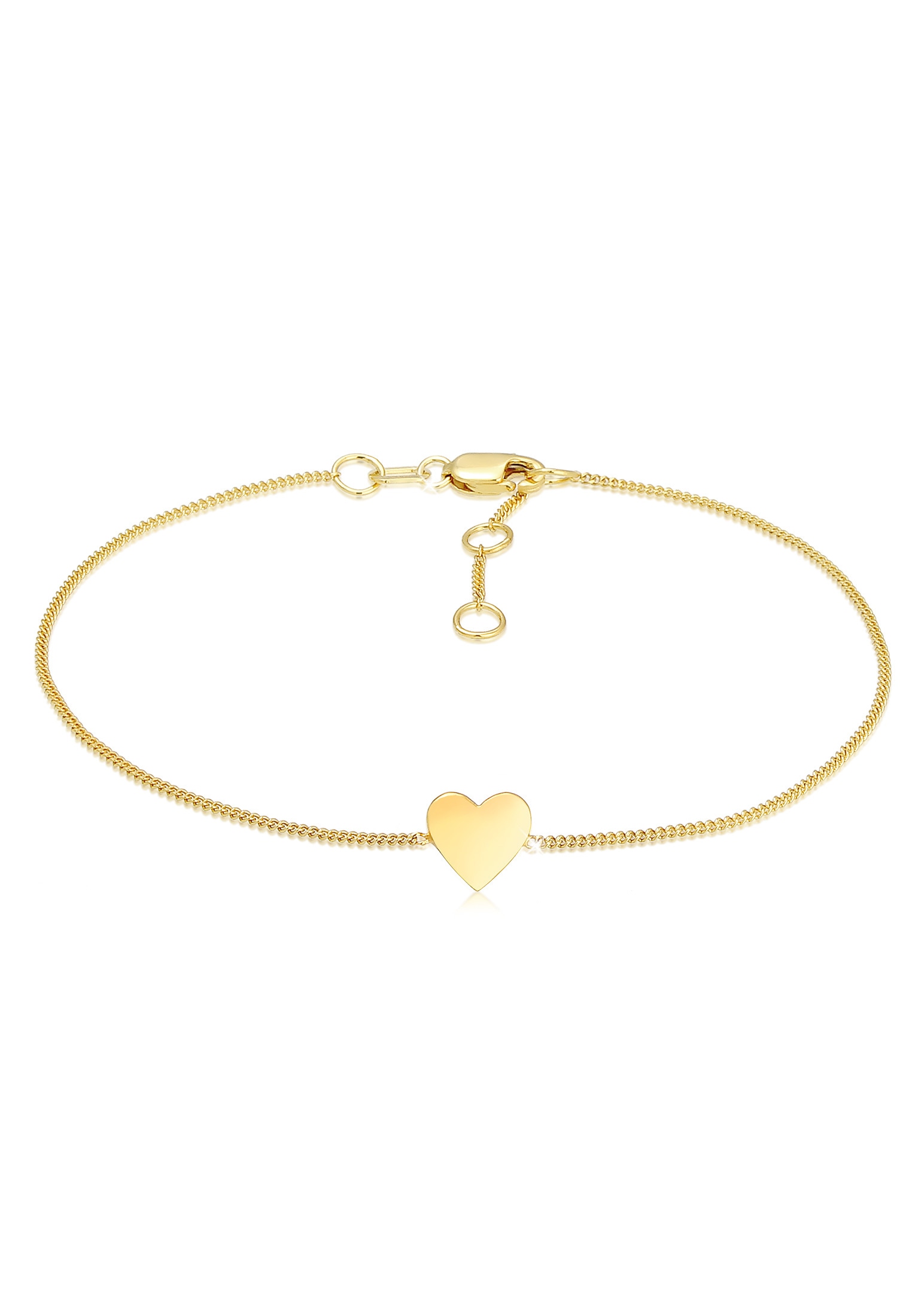 Herz BAUR Gelbgold« »Valentinstag Armband 375er online Liebe | Anhänger kaufen Premium Elli