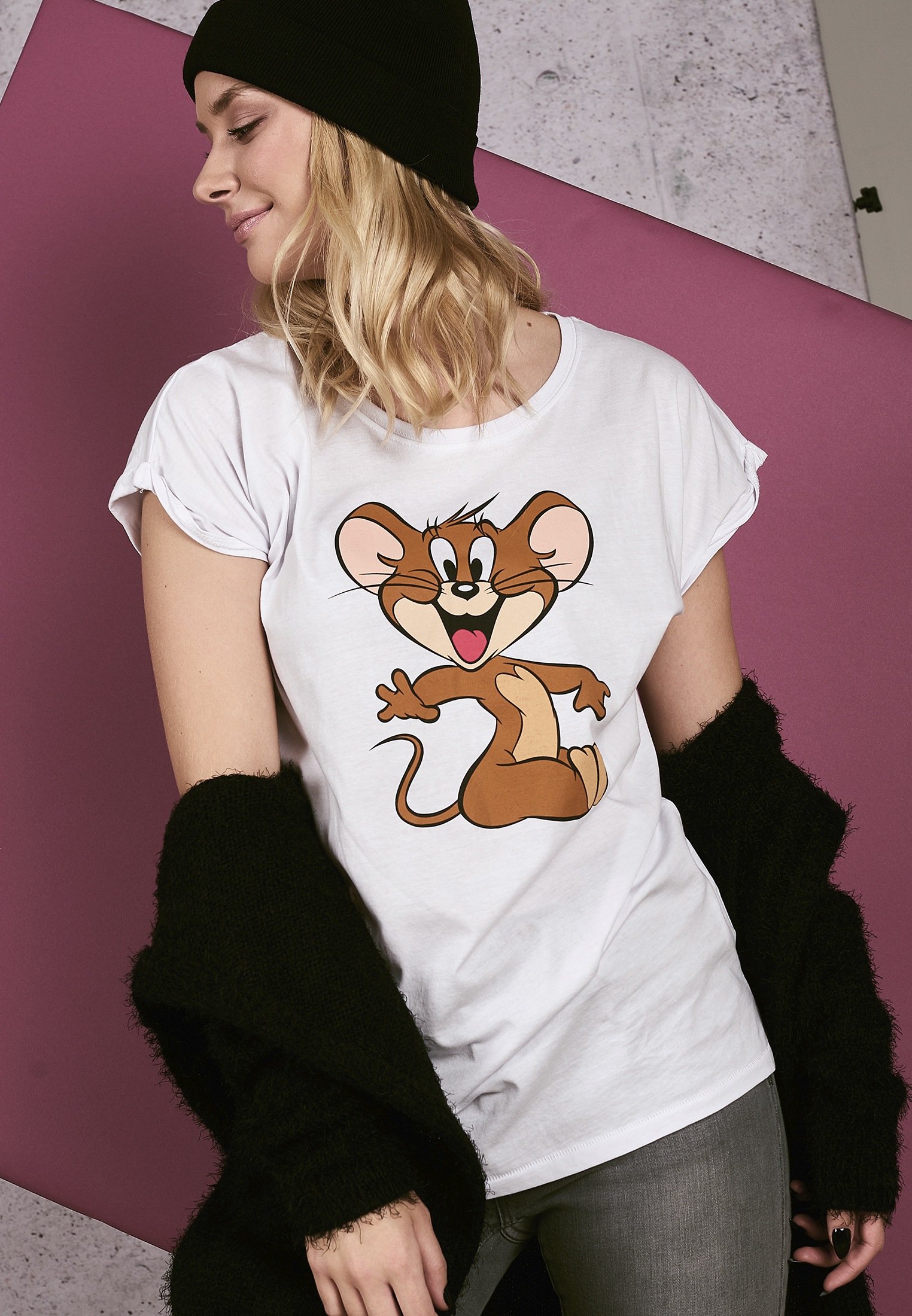 Merchcode T-Shirt »Damen Ladies Tom & Jerry Mouse Tee«, (1 tlg.) online  kaufen | BAUR | T-Shirts