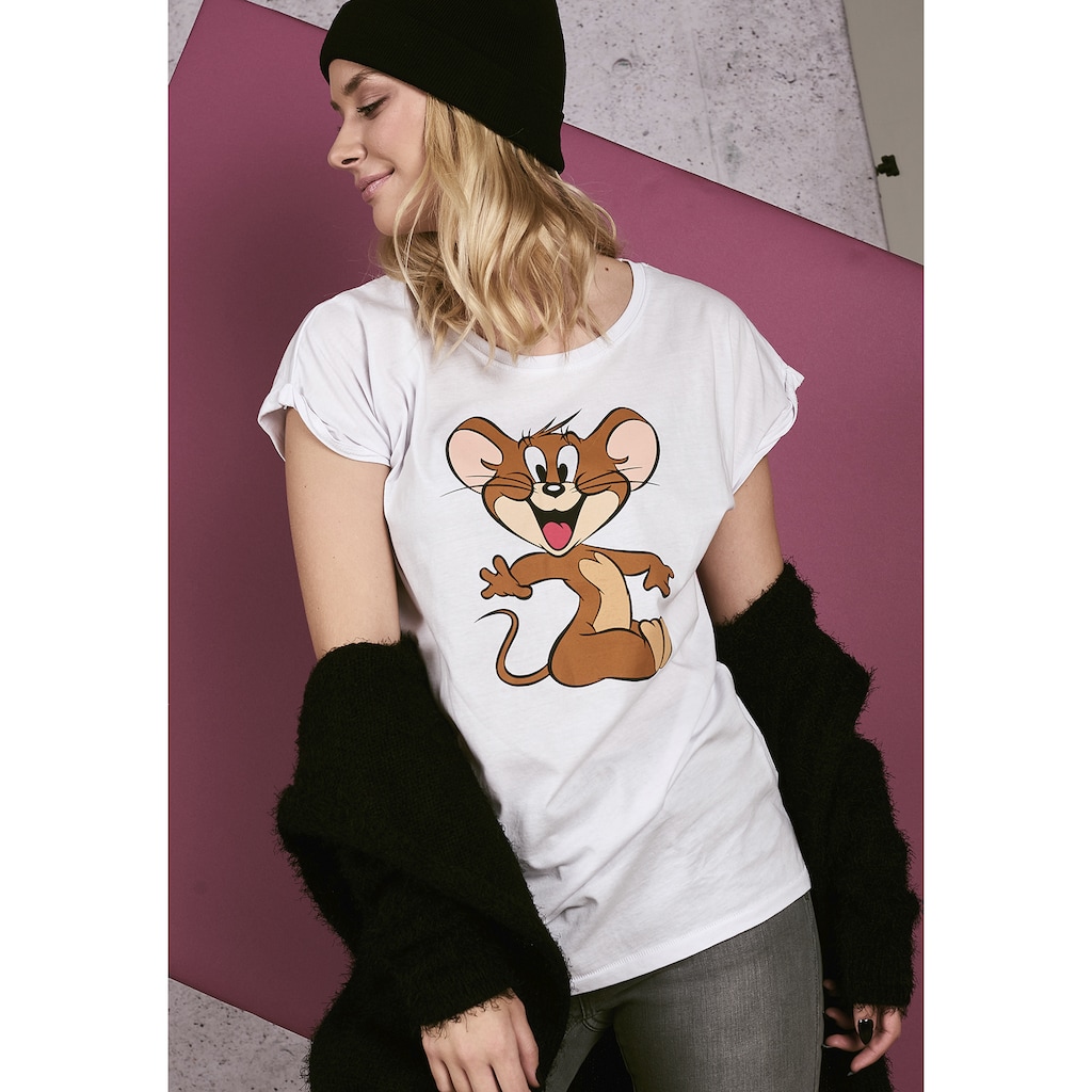 Merchcode T-Shirt »Merchcode Damen Ladies Tom & Jerry Mouse Tee«, (1 tlg.)