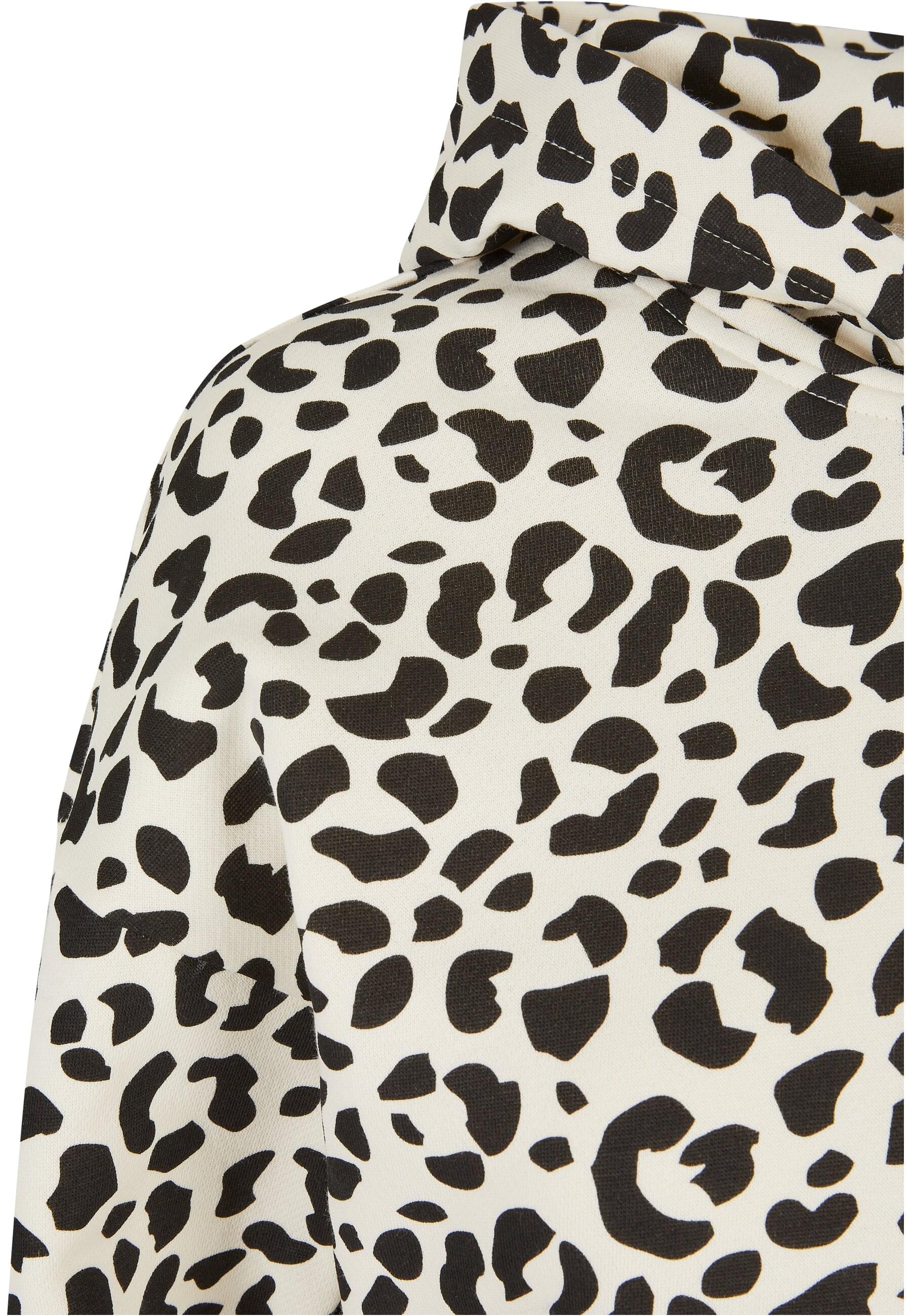URBAN CLASSICS Kapuzenpullover »Urban Classics Damen Ladies Short AOP College Hoody«, (1 tlg.)