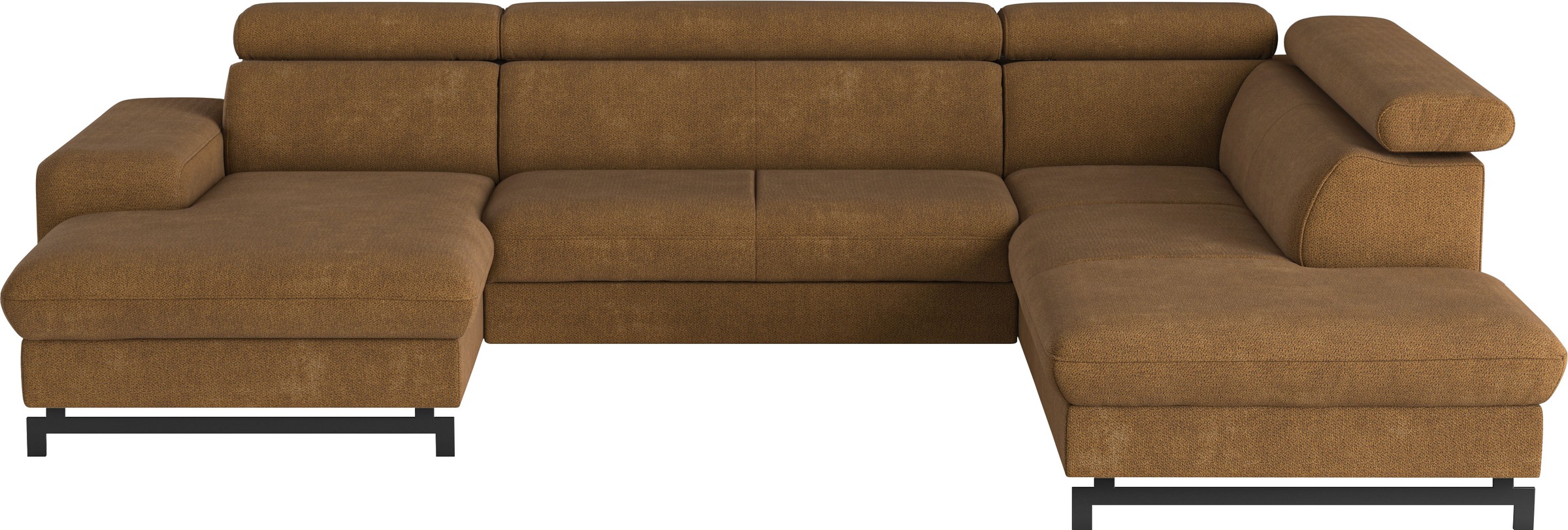 Thumbnail - COTTA Wohnlandschaft "Emma U-Form" mit Kopfteilverstellung, wahlweise mit Bettfunktion & Bettkasten