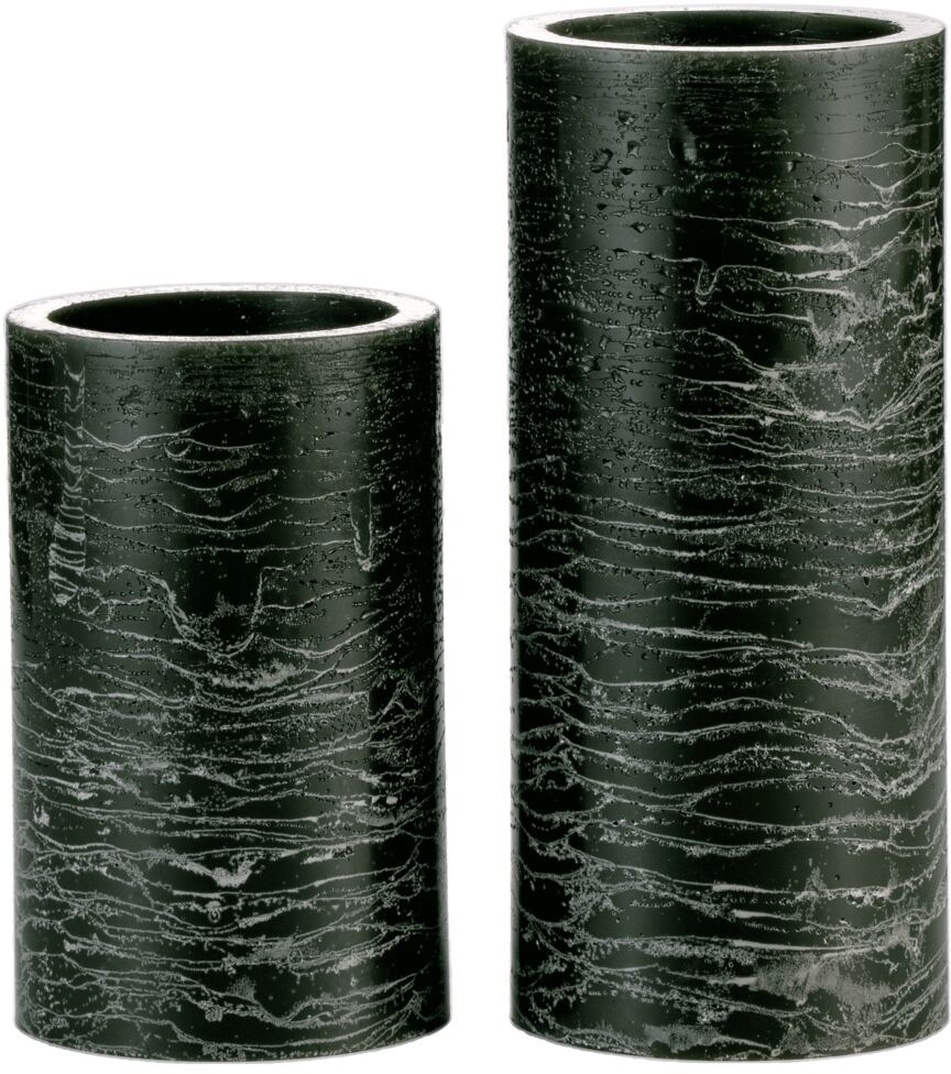 Pauleen LED Dekolicht »LED-Kerze Cosy Shine Candle Wachskerze, 2er Set Timer Batterie Grün«