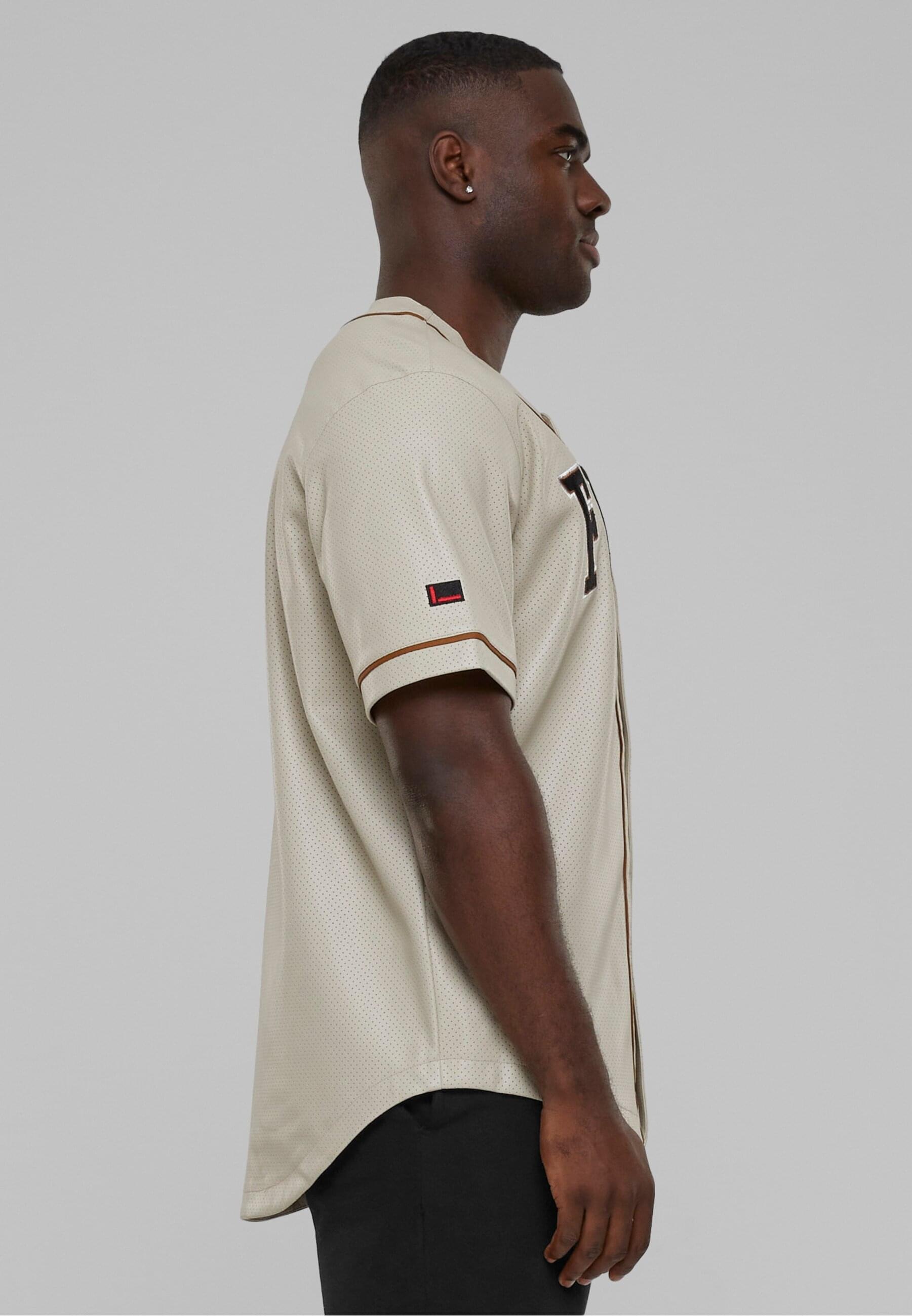 Fubu T-Shirt »Fubu Herren FM233-007-1 FUBU College Leather Baseball Jersey«