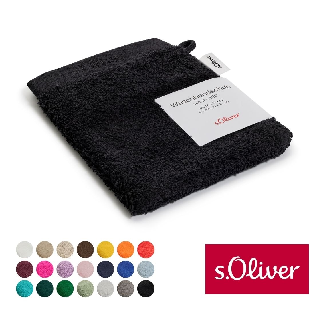 s.Oliver Waschhandschuh "s.Oliver, Premium Qualität, 600 gr/m², auch als Se günstig online kaufen