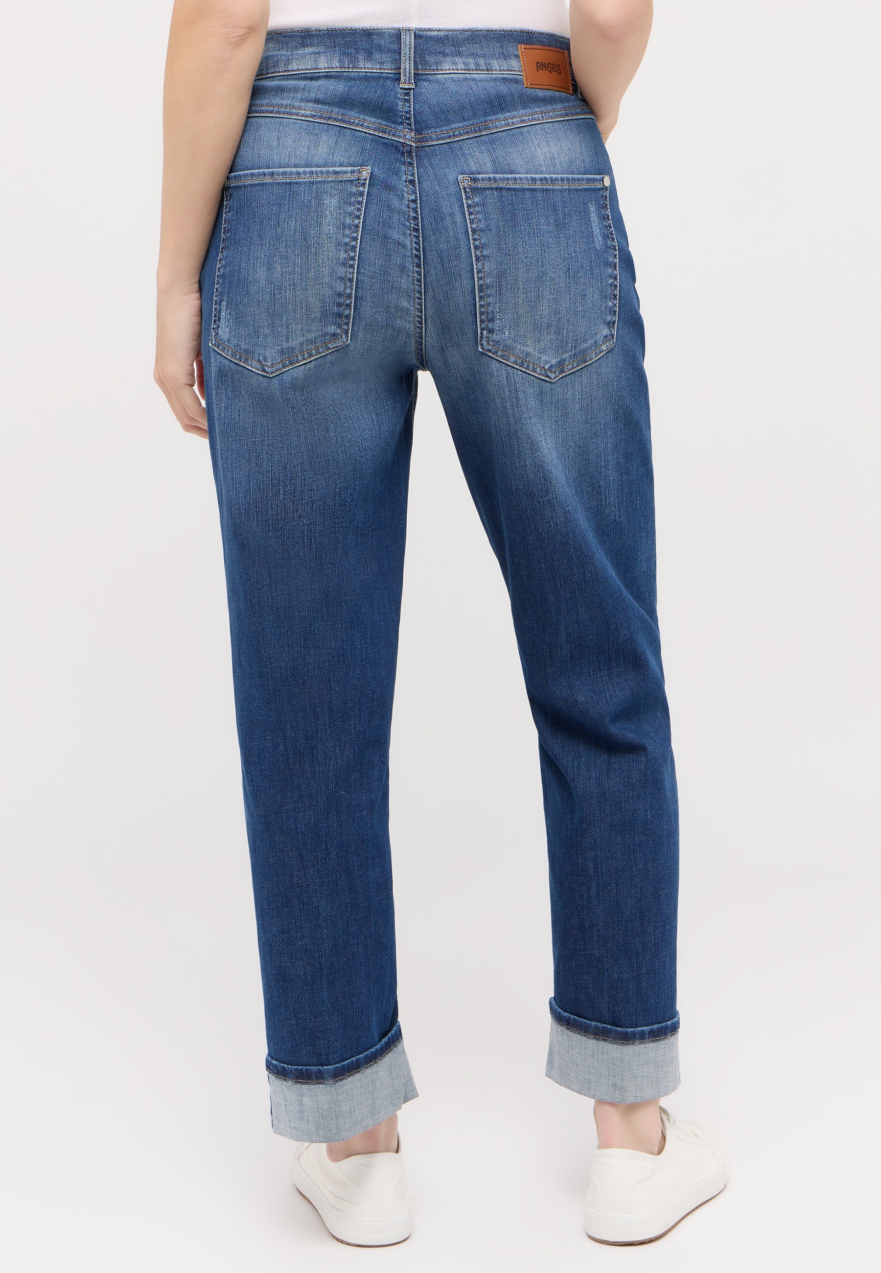 ANGELS Relax-fit-Jeans "LIBERTA TURN UP" Relaxed fit, aus Baumwollmischung, günstig online kaufen