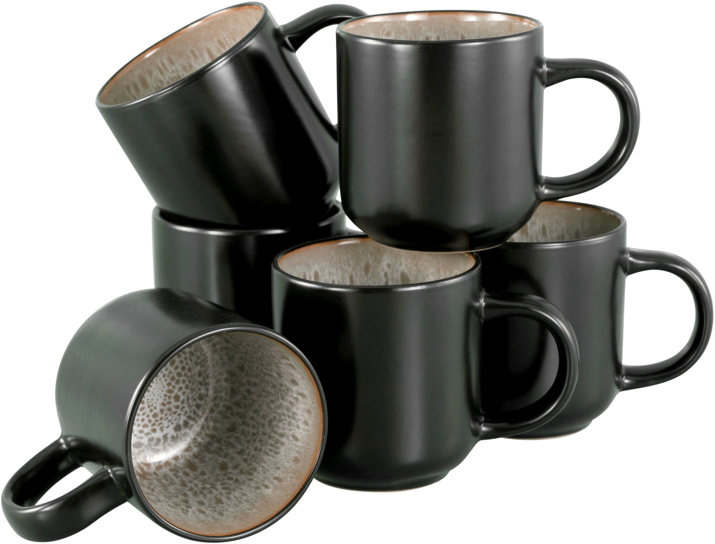 my home Becher "modernes 6-teiliges Kaffeebecher-Set Nydala" hohe Haltbarke günstig online kaufen