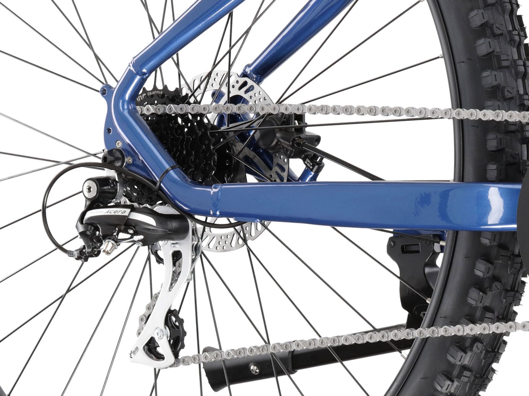 Kross E-Bike »E-MTB Hexagon Boost 3.0 29 Zoll blau«, 8 Gang, Shimano, ACERA M360, Mittelmotor 250 W