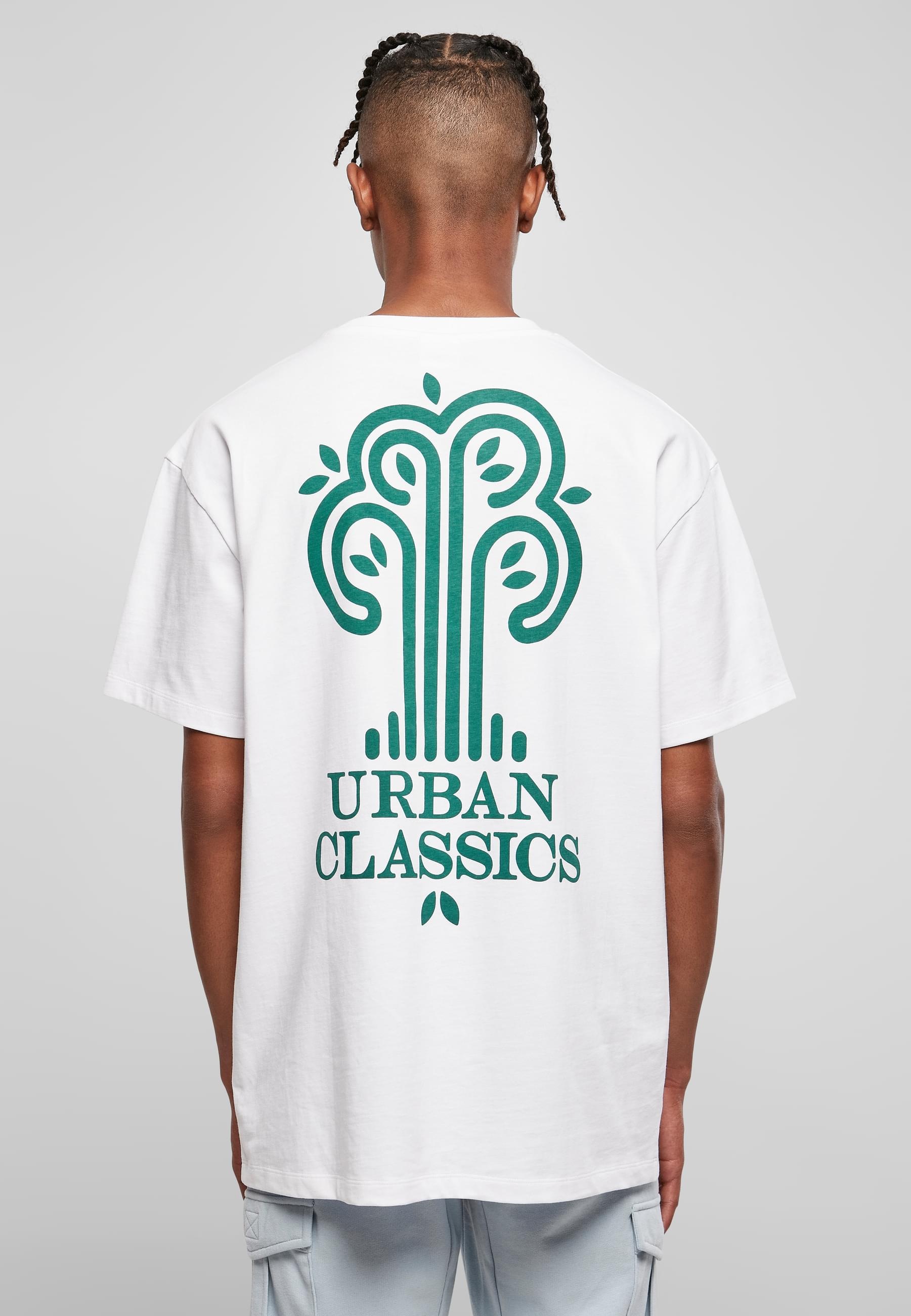 URBAN CLASSICS T-Shirt »Urban Classics Herren Organic Tree Logo Tee«, (1 tlg.)