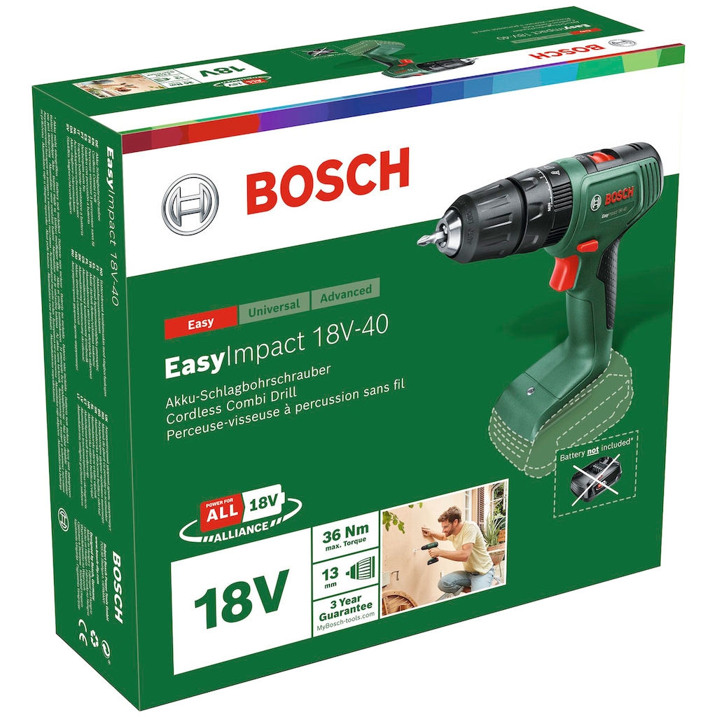 Bosch Home & Garden Akku-Schlagbohrschrauber »EasyImpact 18V-40«