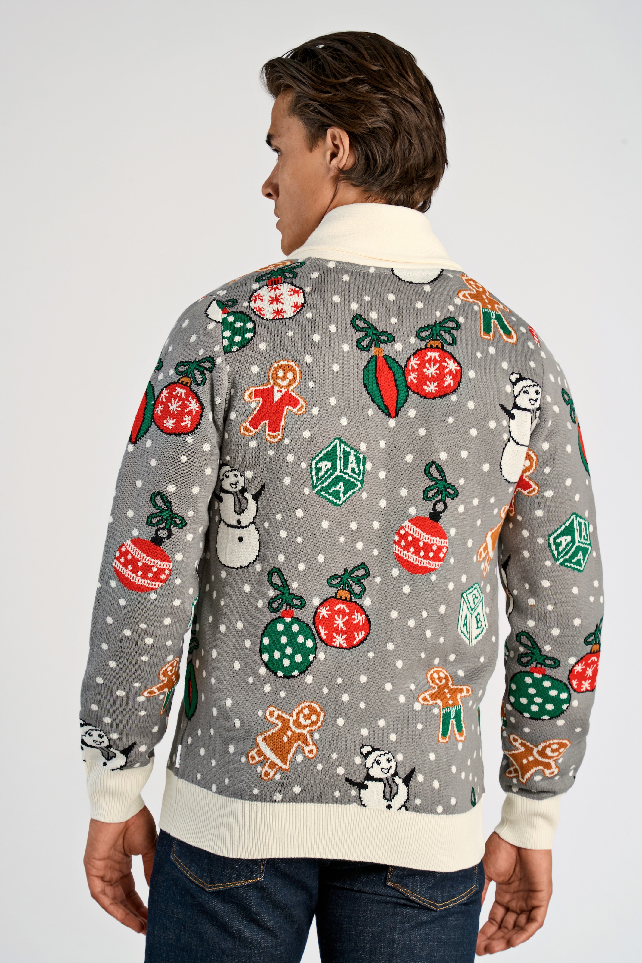 LINDBERGH Weihnachtspullover mit Intarsien Muster