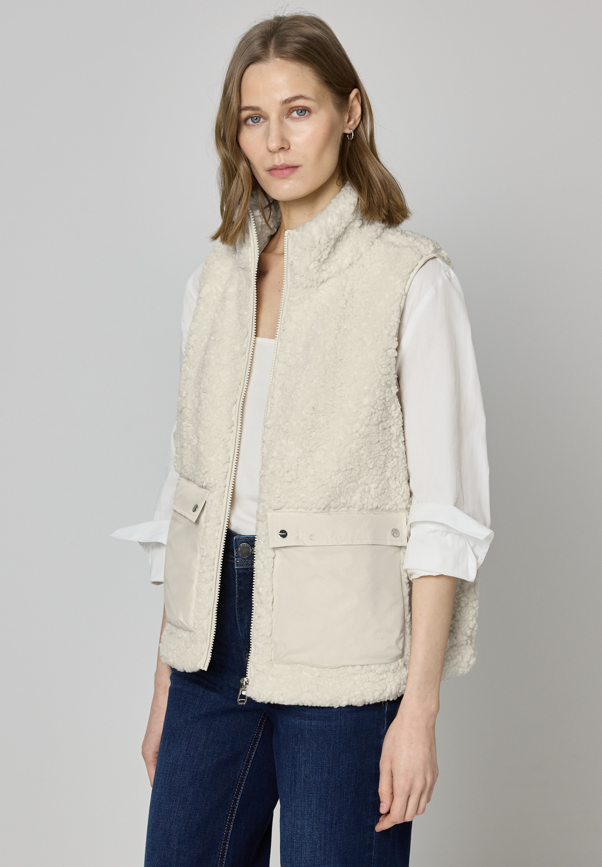 STREET ONE Fellweste super weich günstig online kaufen