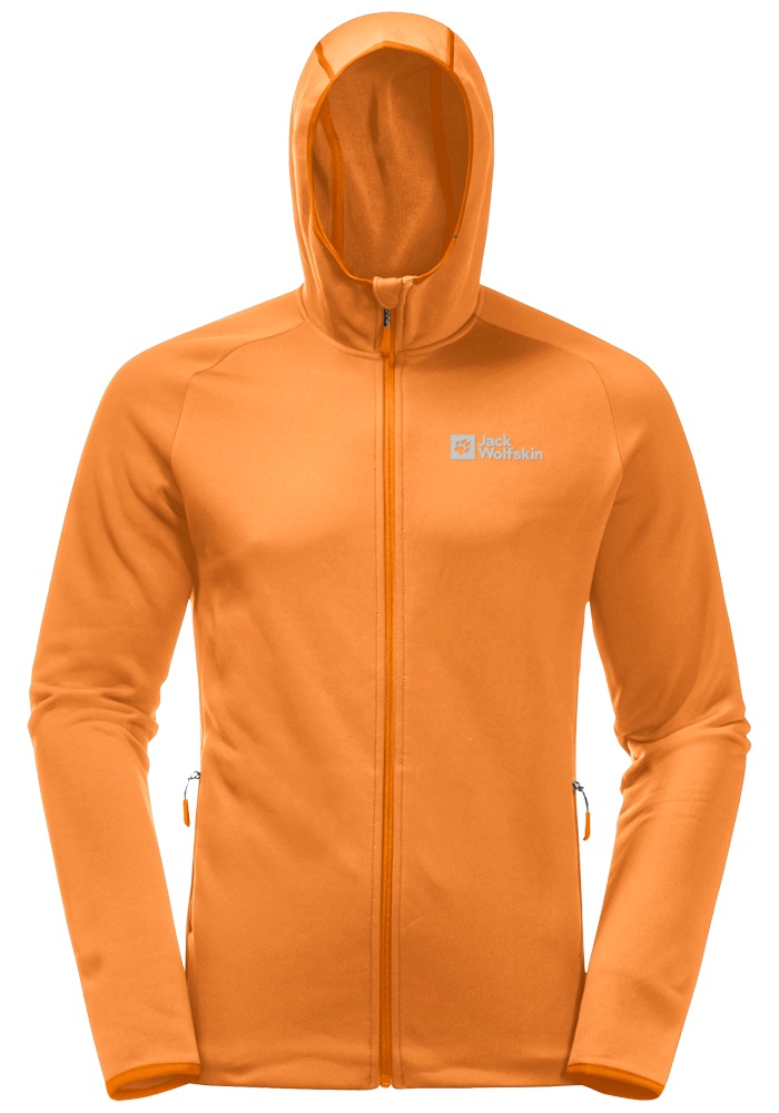 Jack Wolfskin Fleecejacke »BAISELBERG HOODED FZ M«, mit Kapuze