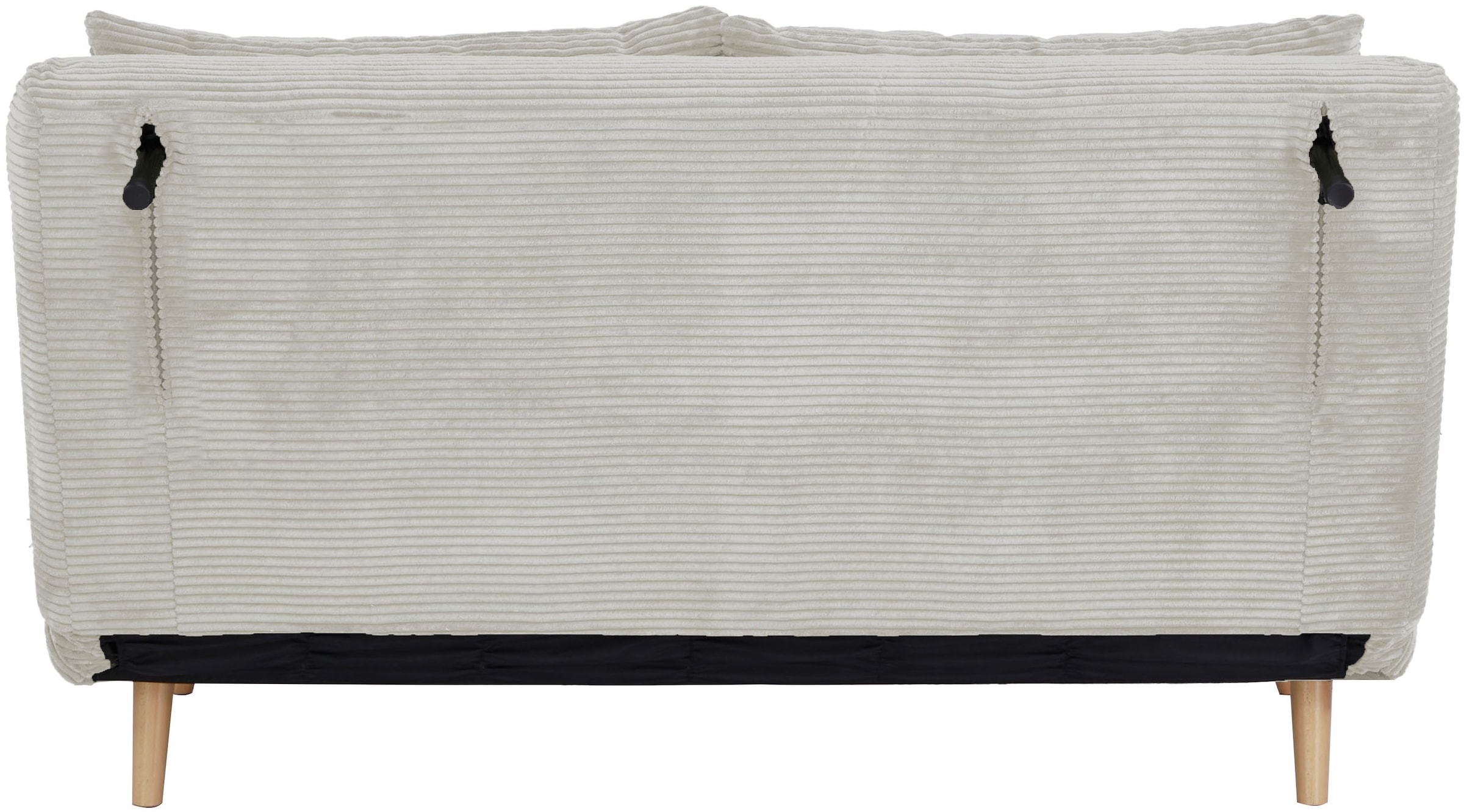 Home affaire Schlafsofa »AINSLEY 140 cm -2-Sitzer, verstellbare Rückenlehne« wandelbar zum Gästebett, Relaxsofa, Webstoff u. Cord-Bezug