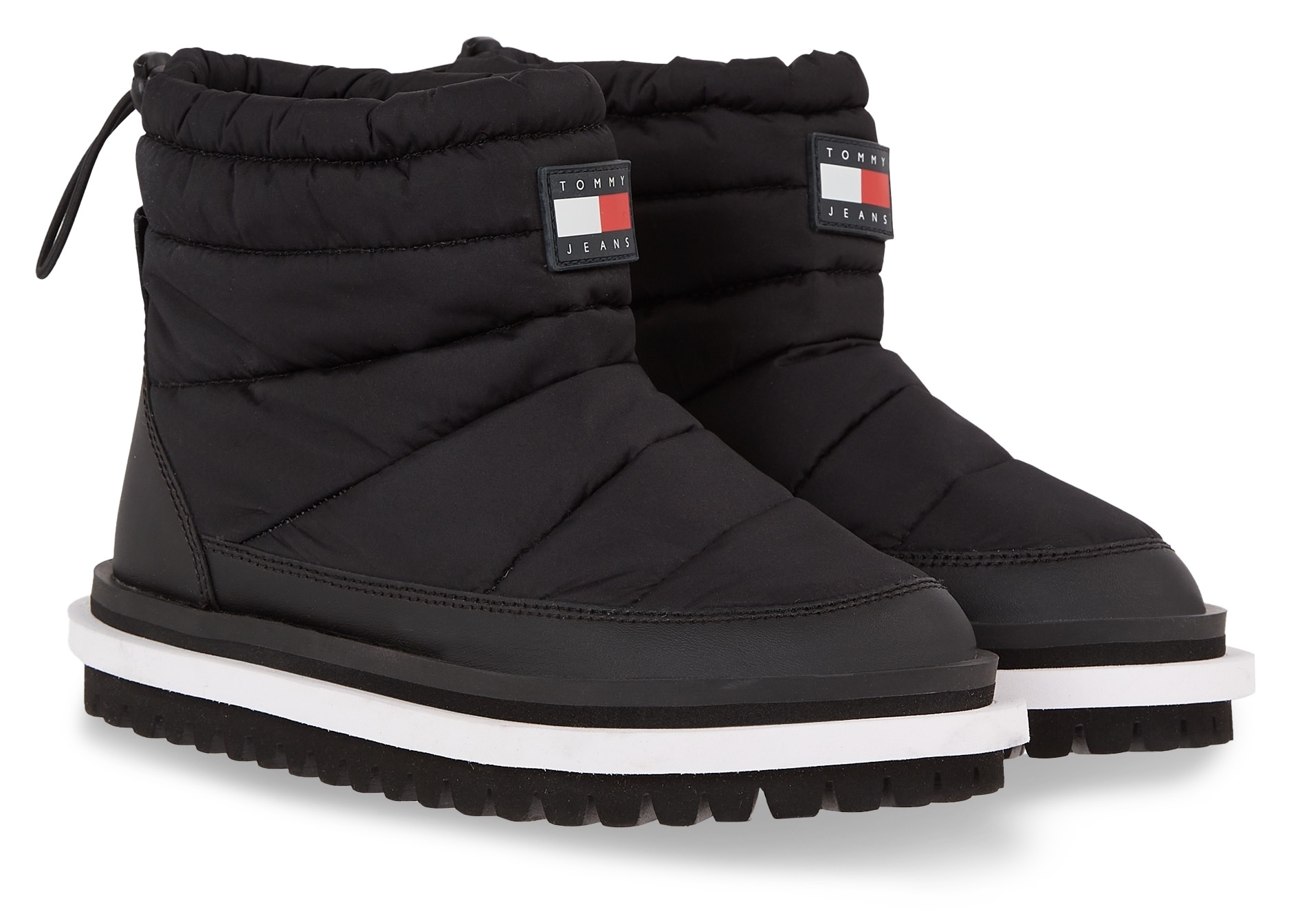 Tommy Jeans Winterboots "TJW PADDED FLAT BOOT", mit praktischem Schnellverschluss