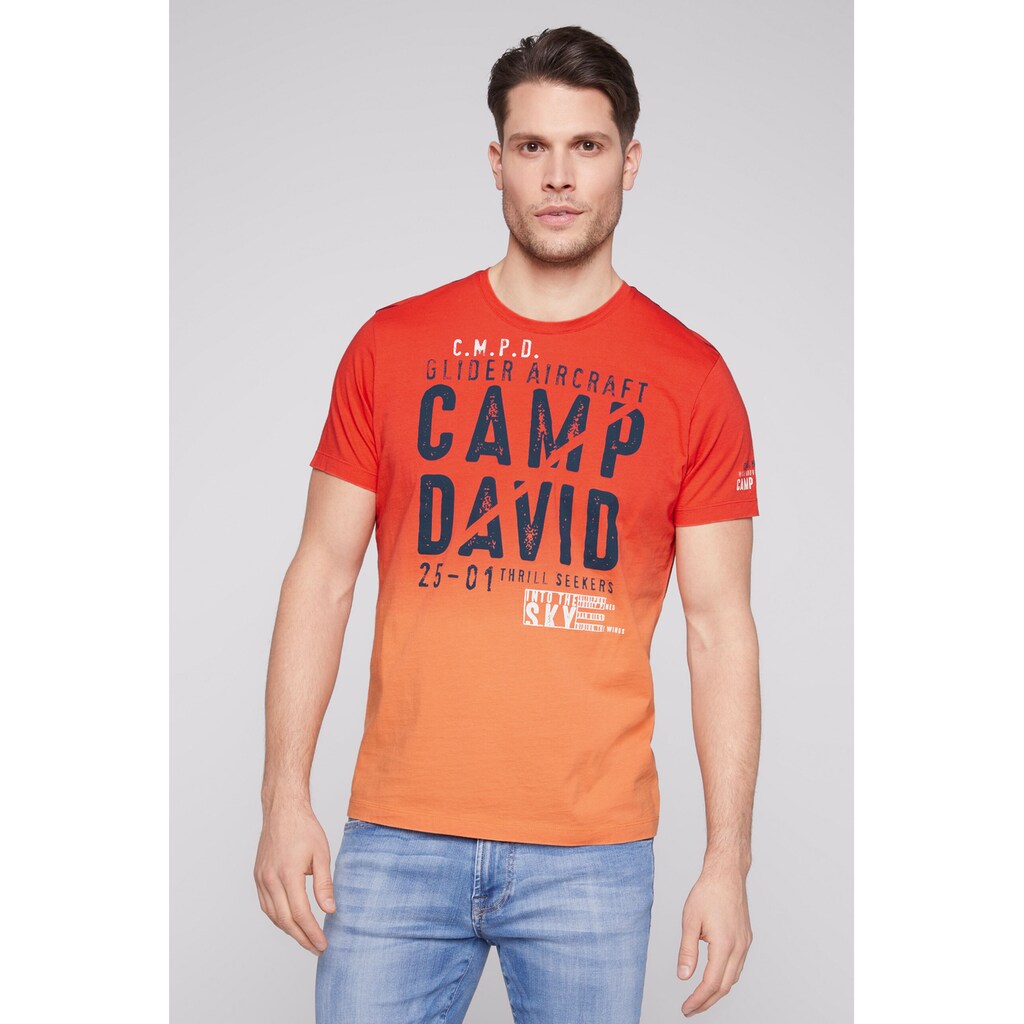 CAMP DAVID Rundhalsshirt