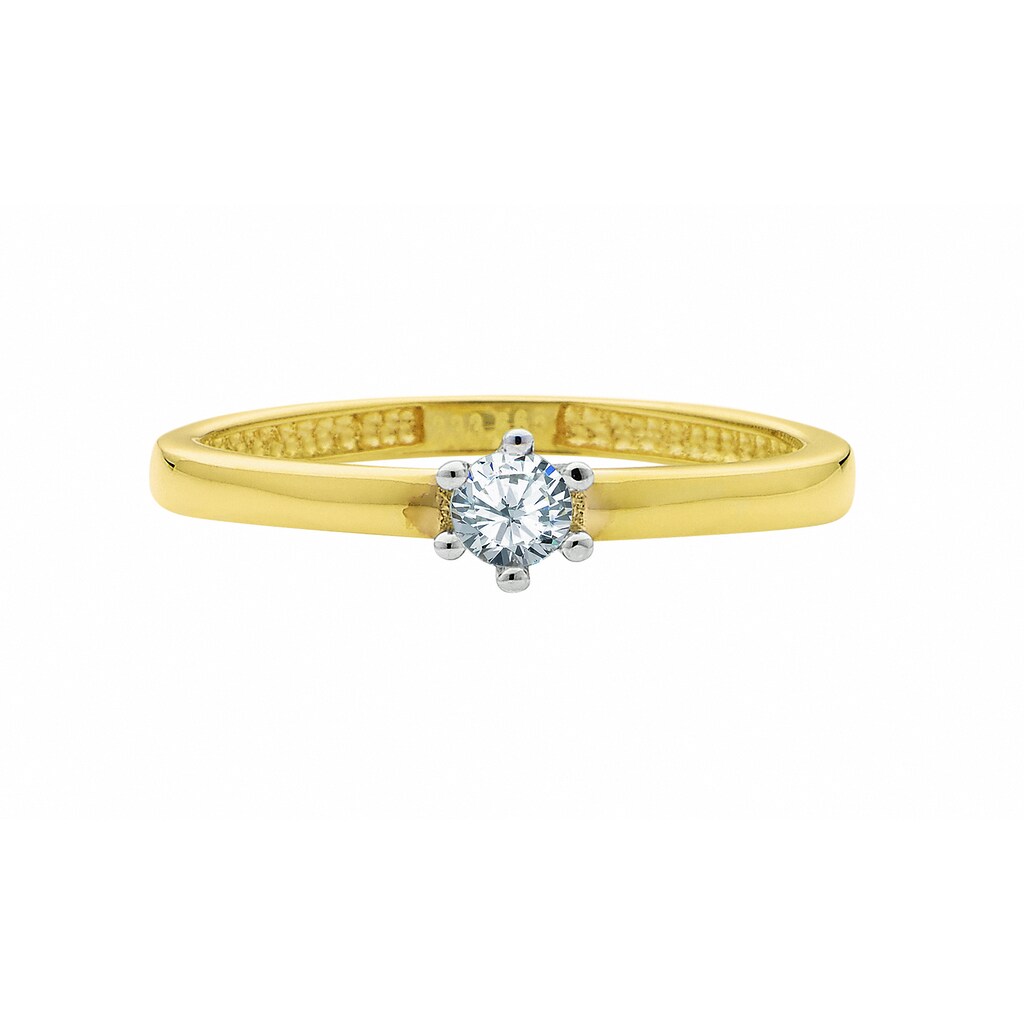 Adelia´s Goldring »333 Gold Ring mit Zirkonia«, mit Zirkonia Goldschmuck für Damen