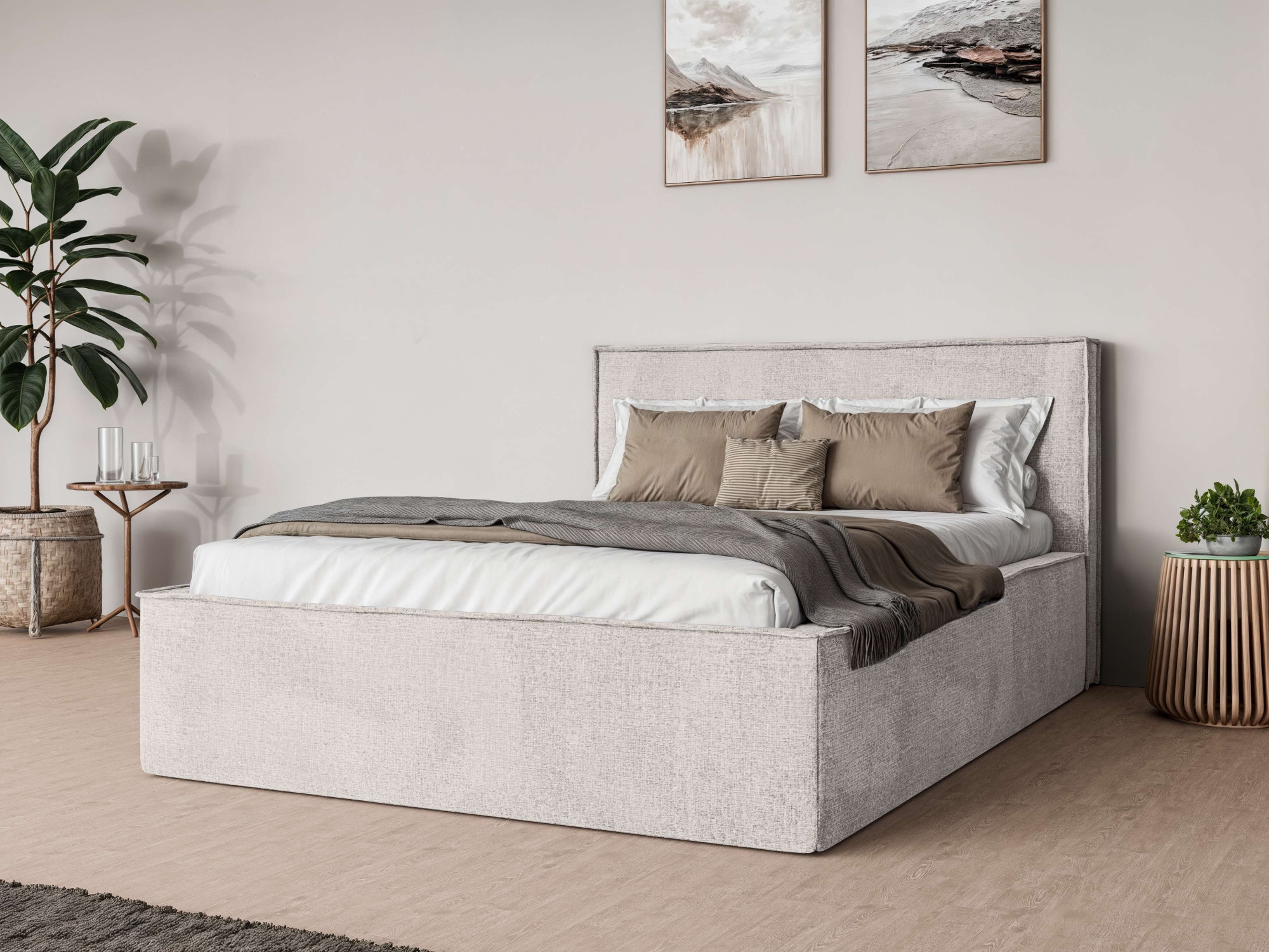 Home affaire Bett "Östavall wahlweise mit Matratze und Topper, in zwei Brei günstig online kaufen