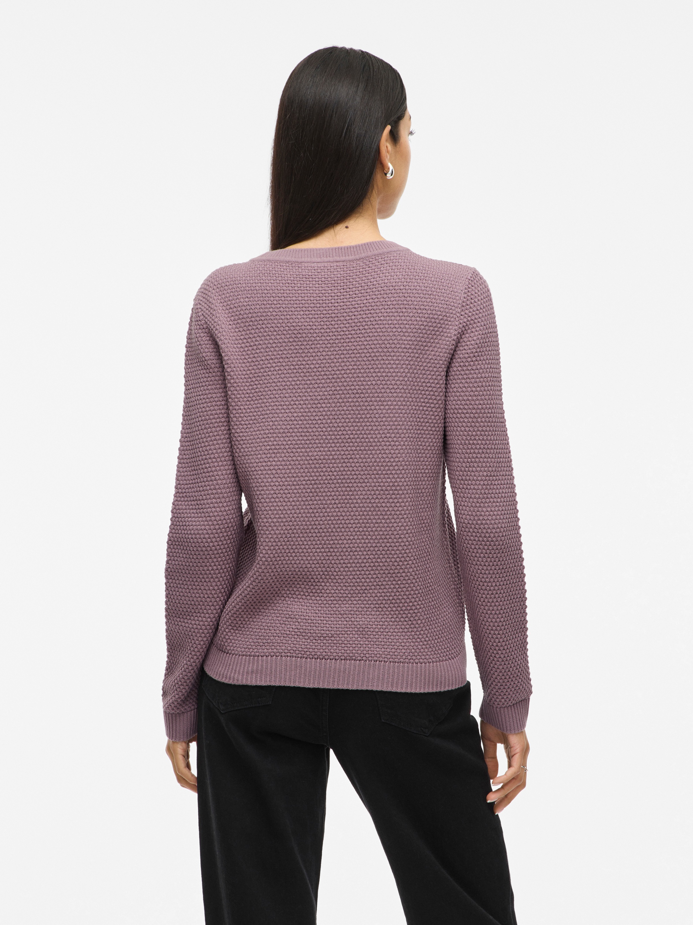 Vila Rundhalspullover "VIDALO O-NECK L/S KNIT TOP- NOOS" günstig online kaufen