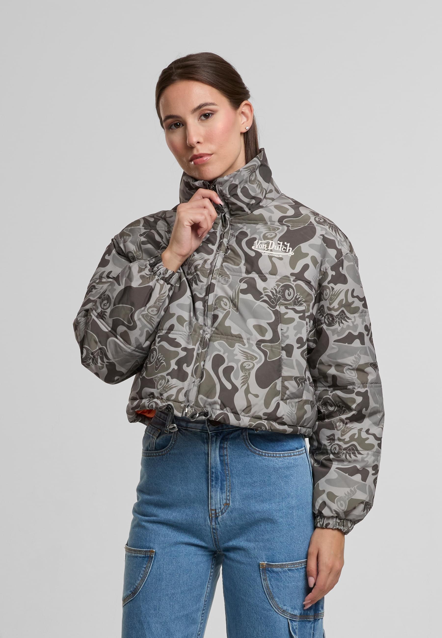 Von Dutch Winterjacke »Von Dutch NURI OUTERWEAR« 1 Stk. tlg. ohne Kapuze