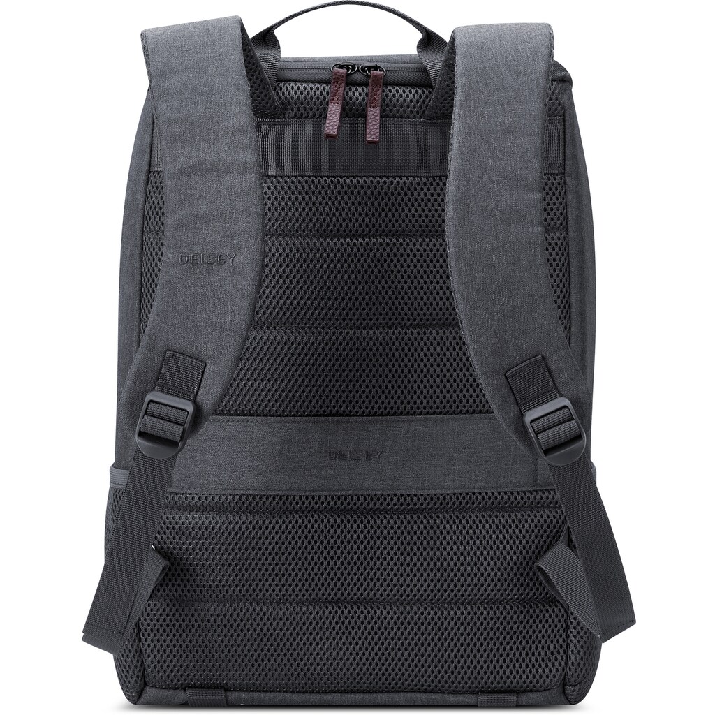 Delsey Laptoprucksack »Maubert 2.0 Mit Pc-Schutz«, mit gepolstetem 15-6-Zoll Laptop- und Anti-RFID-Fach