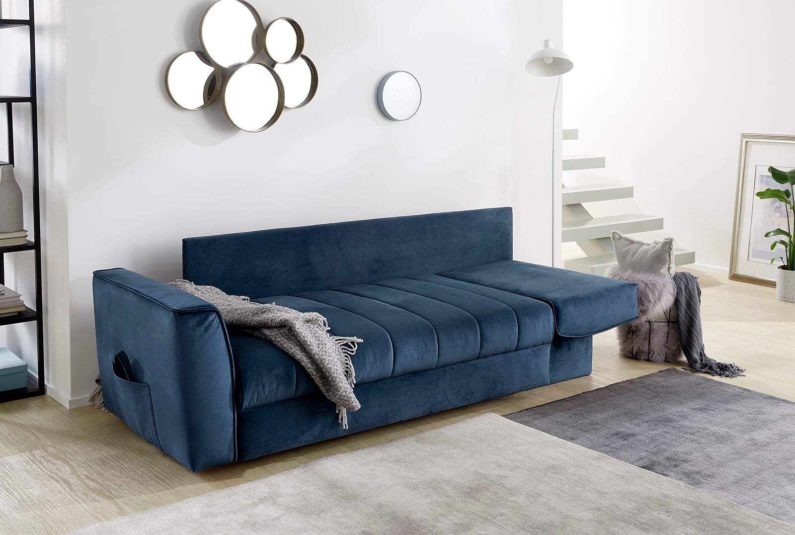 Jockenhöfer Gruppe kaufen Sofa mit »Rick«, Platzsparendes Schlafsofa Federkernpolsterung Gästebettfunktion, BAUR 