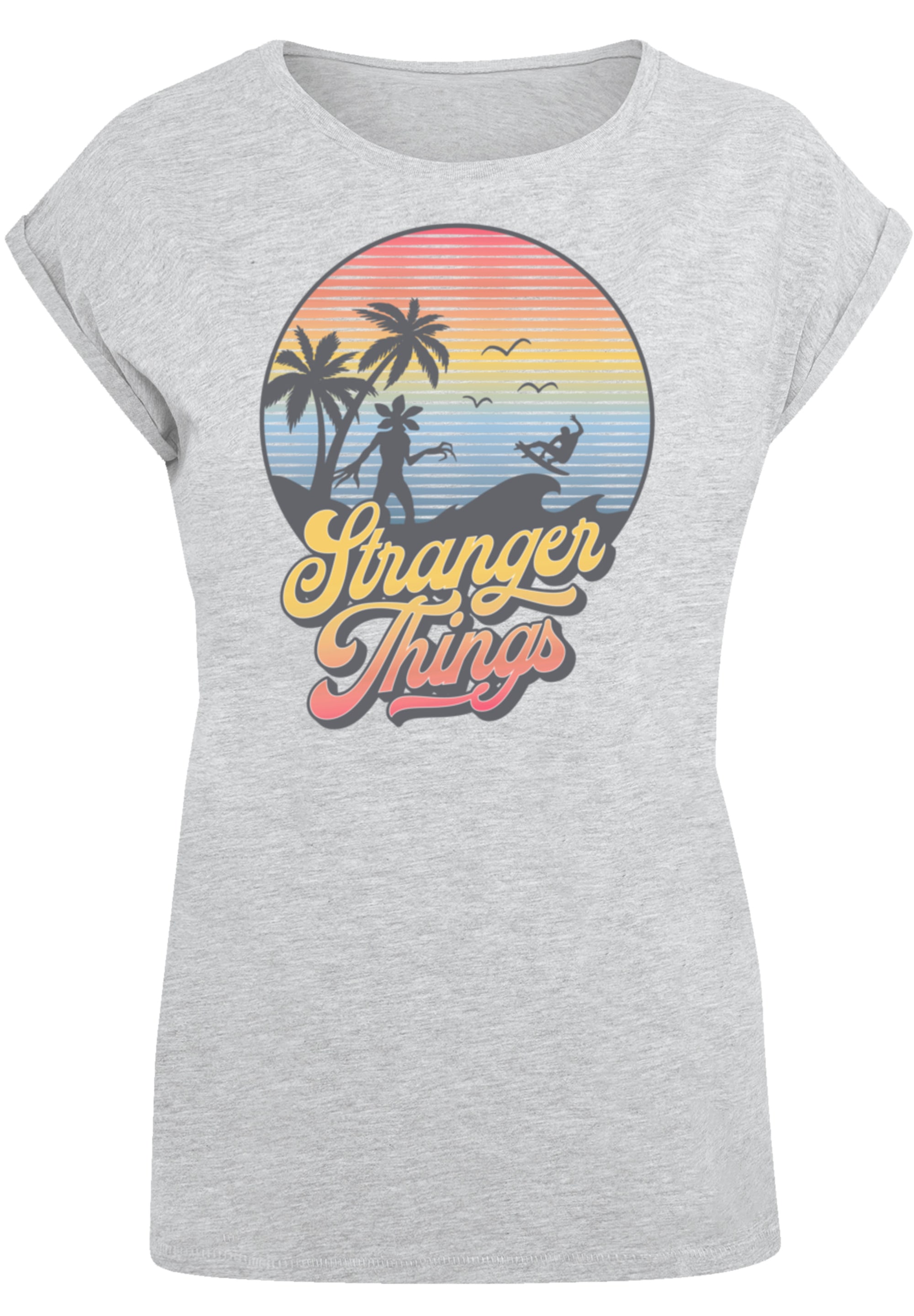 F4NT4STIC T-Shirt »Stranger Things LA Gradient«, Premium Qualität
