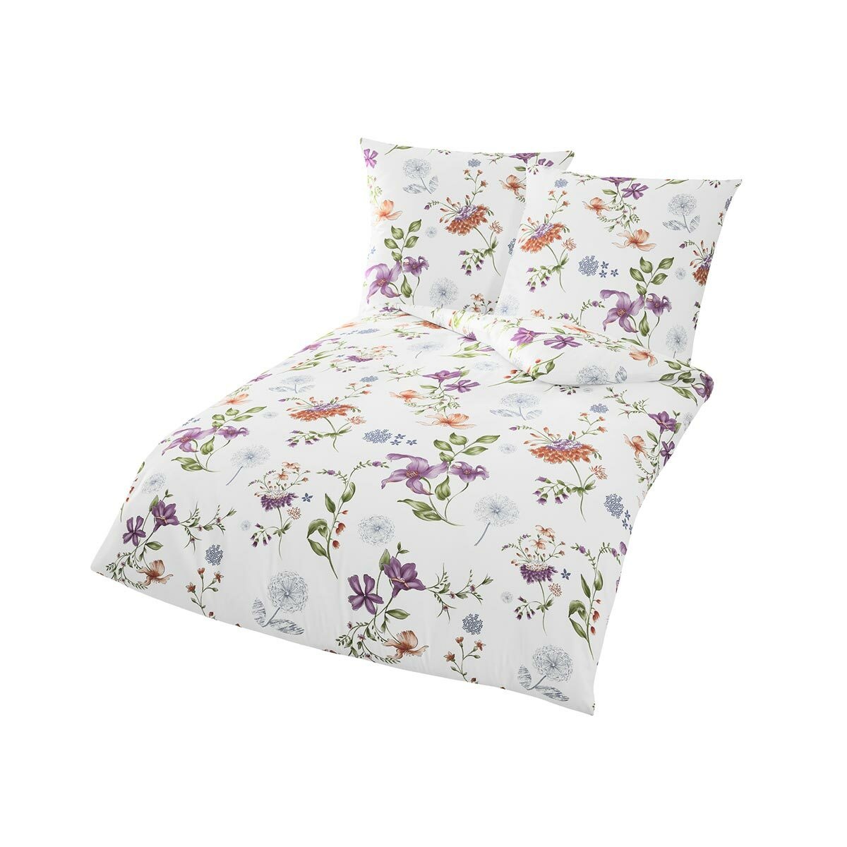 TRAUMSCHLAF Bettwäsche »Erika«, (2 tlg.), weiche Feinbiber Qualität