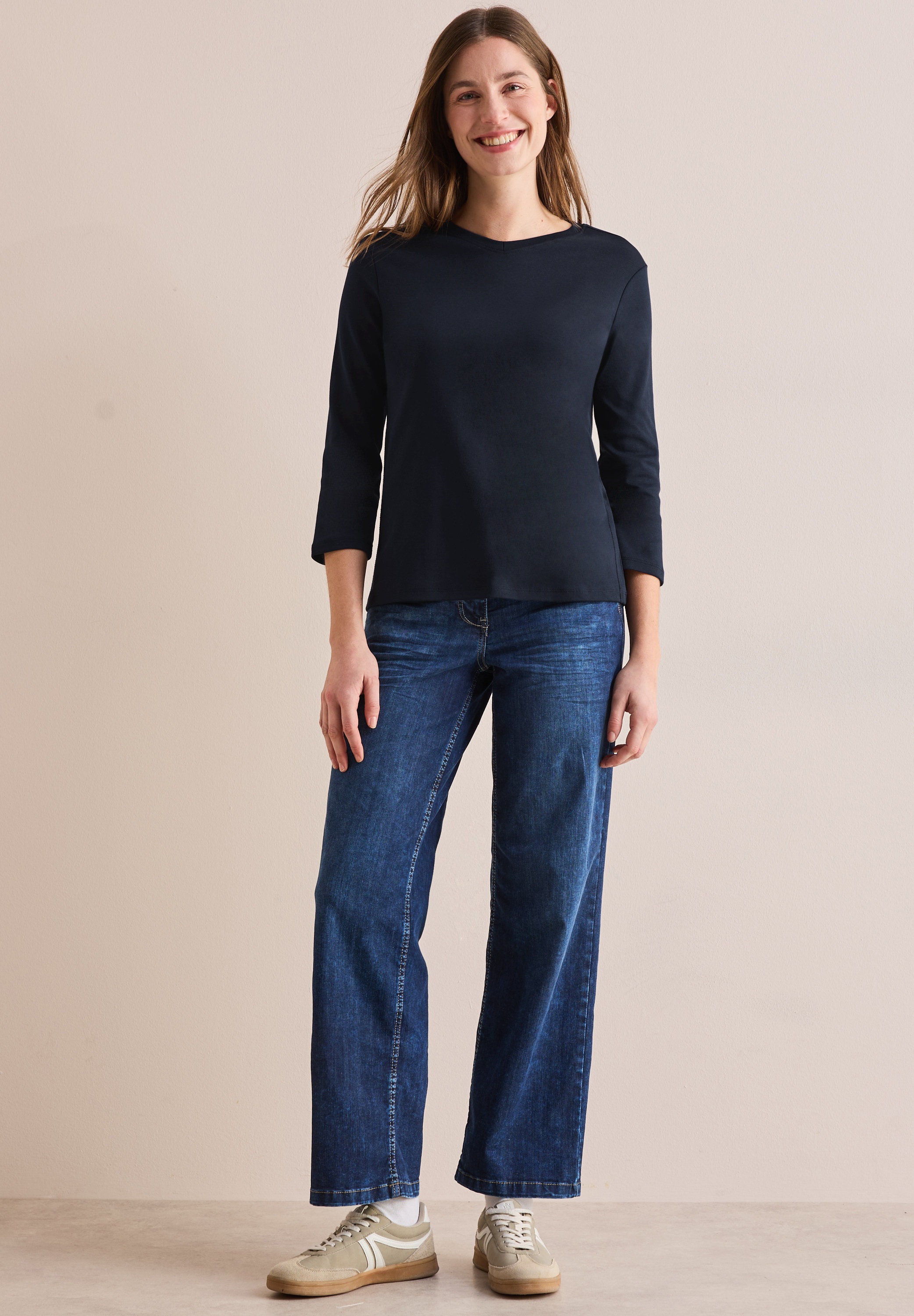 Cecil Langarmshirt, aus reiner Baumwolle